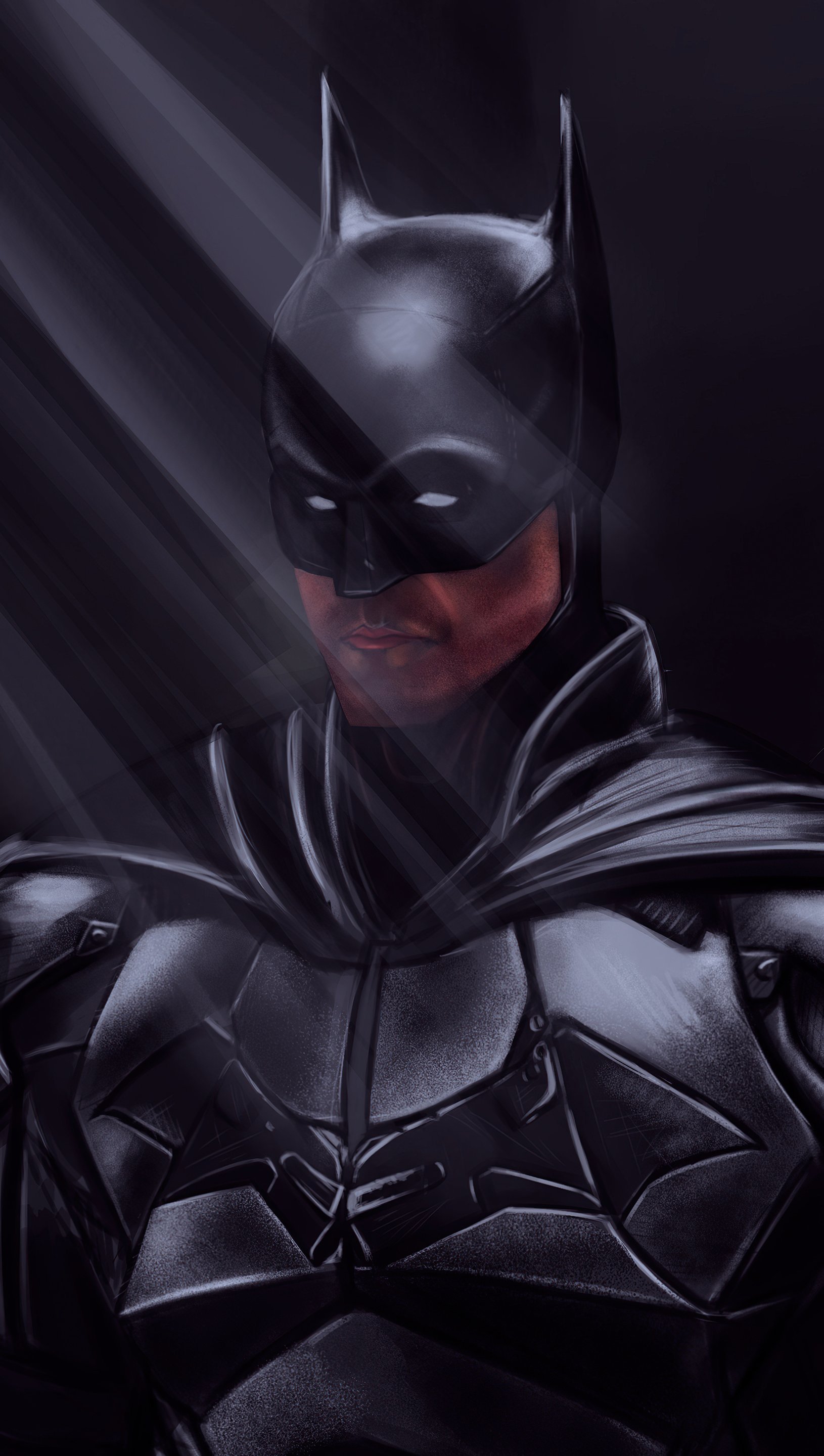 Wallpaper Batman in the dark Vertical