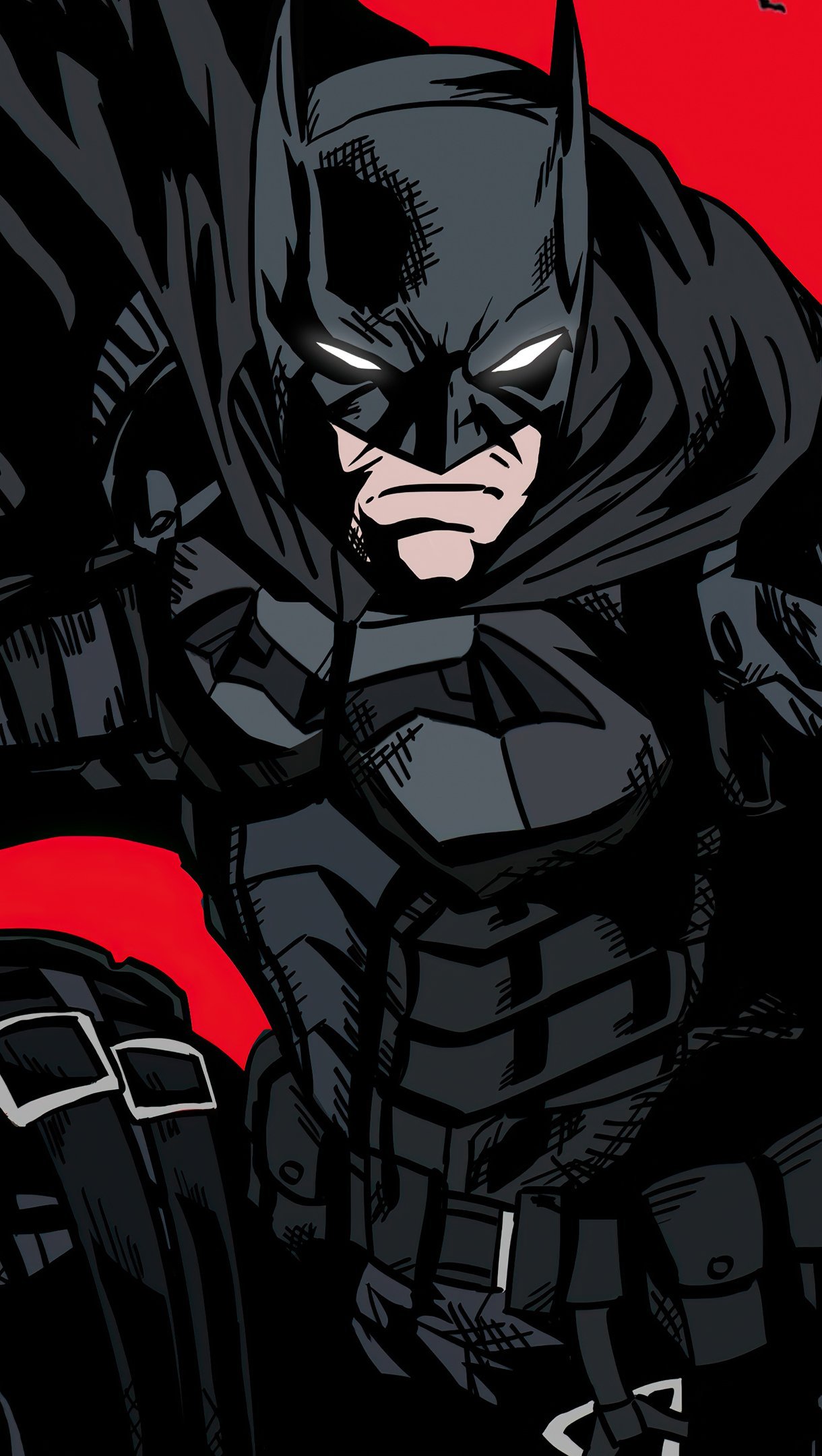 Wallpaper Batman comic style Vertical