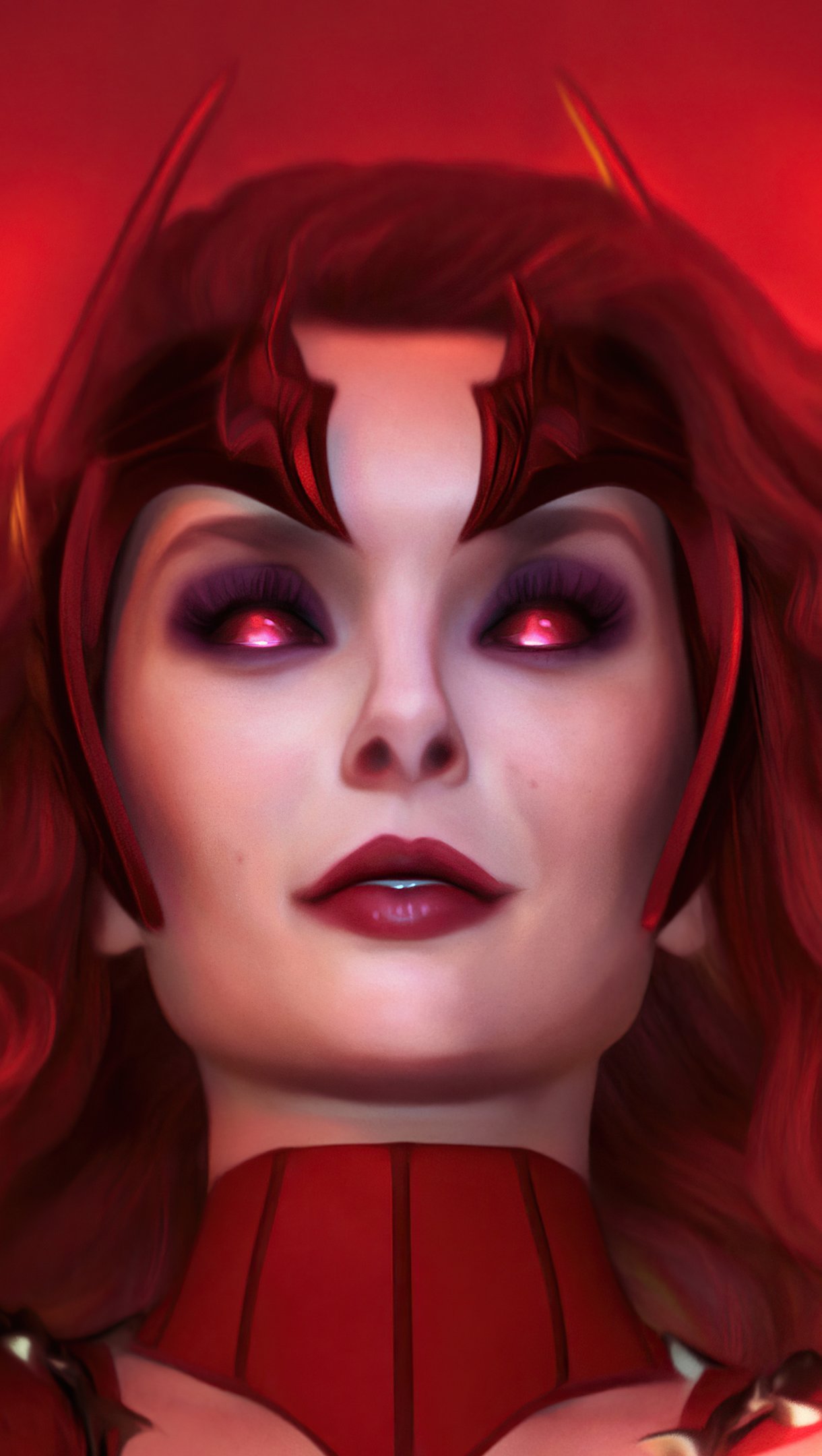 Wallpaper Scarlet Witch Fanmade Vertical