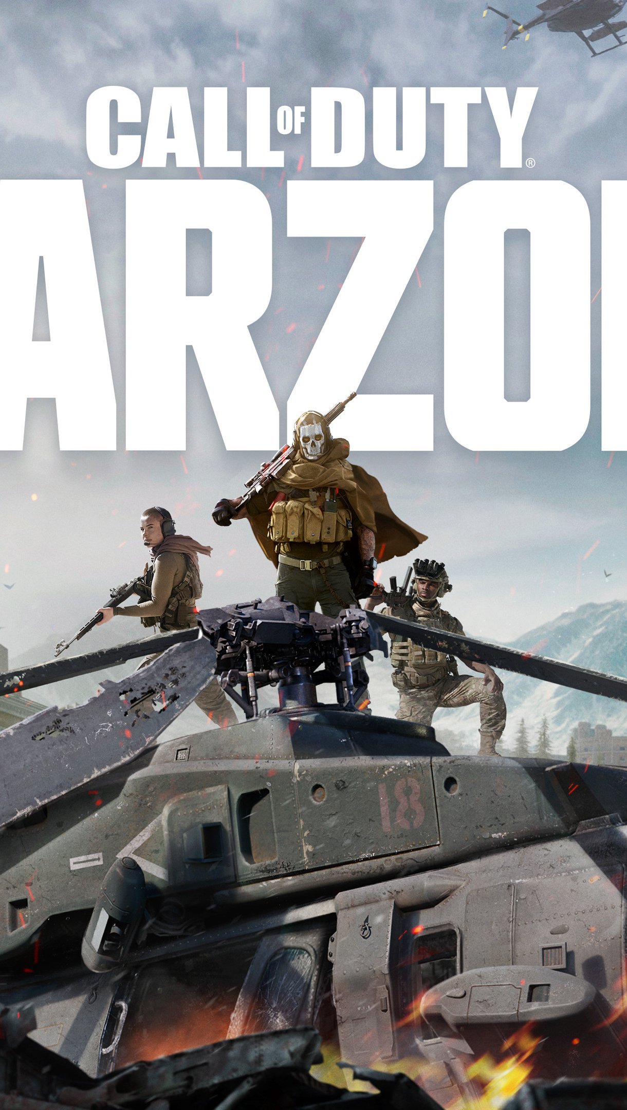 Fondos de pantalla Call of Duty Warzone Logo Portada Vertical