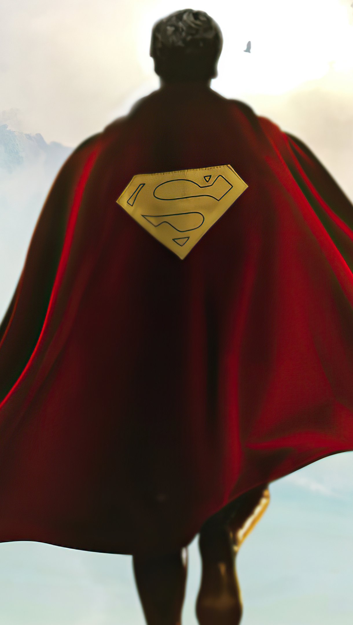 Wallpaper Supermans cape Vertical