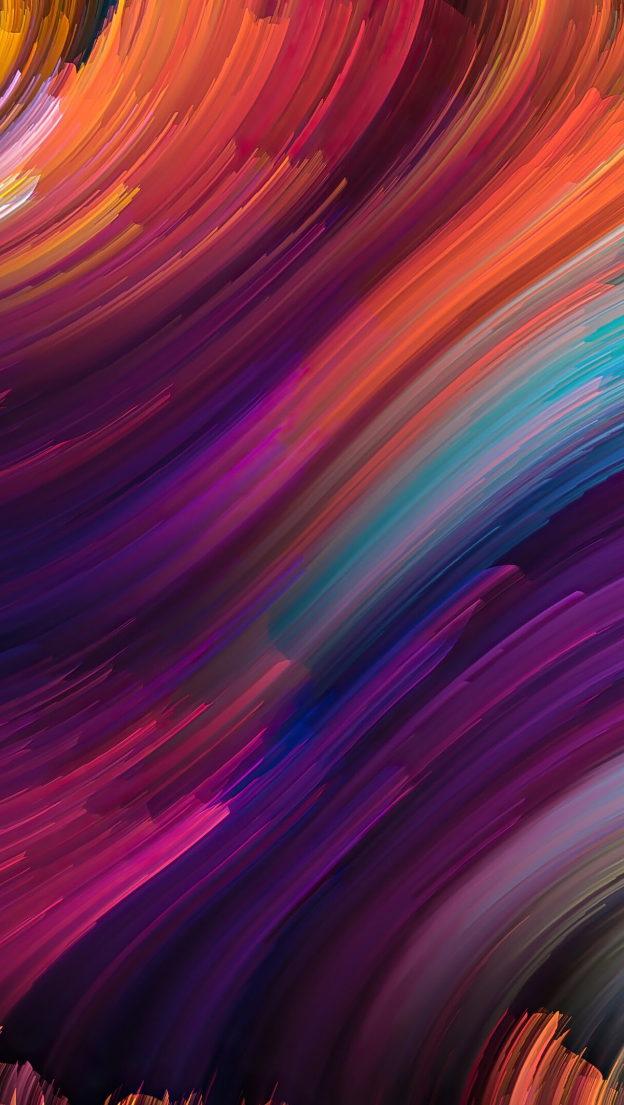 Wallpaper Colors in swirl pattern Vertical