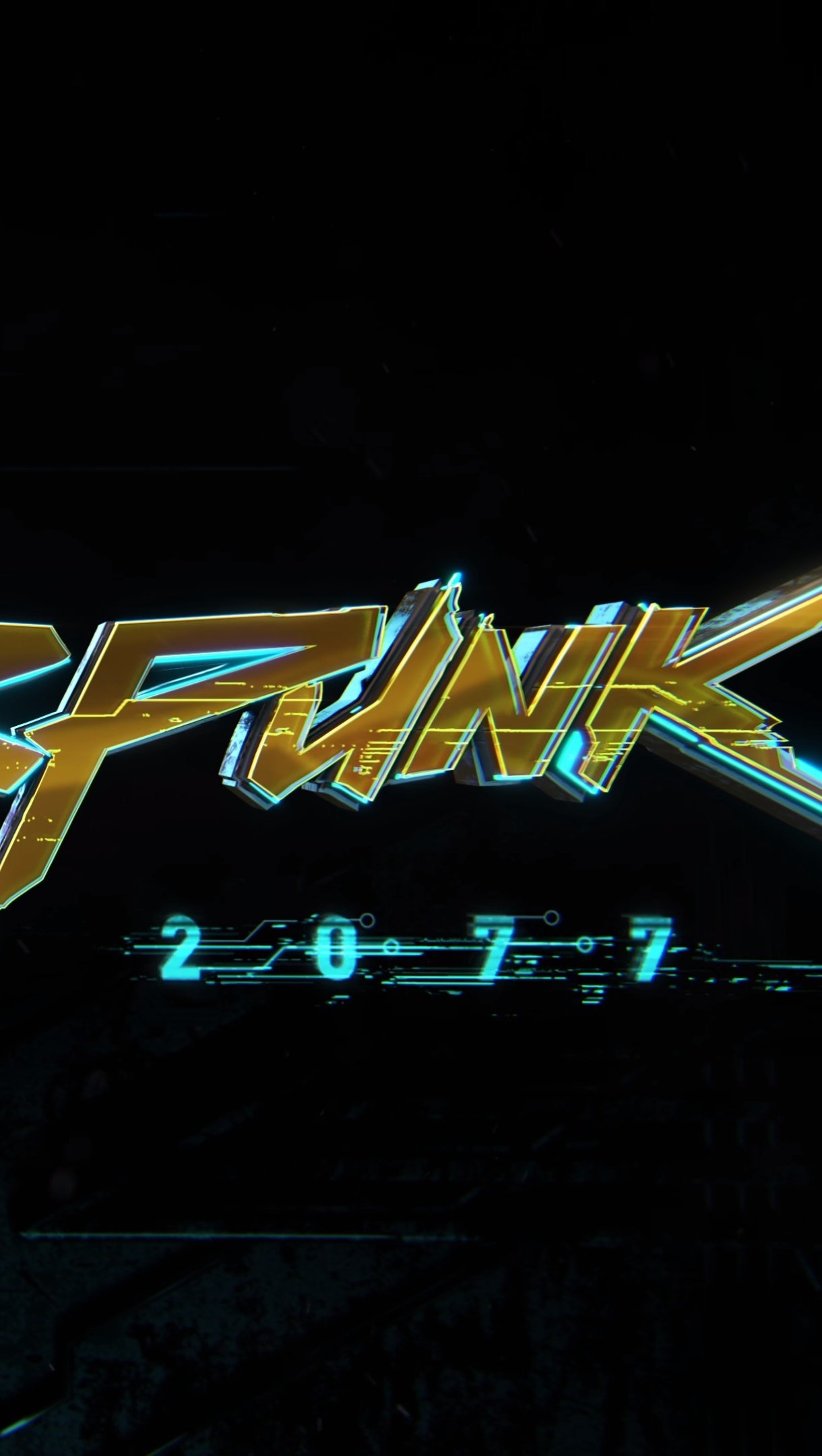 Fondos de pantalla Cyberpunk 2077 Logo Vertical