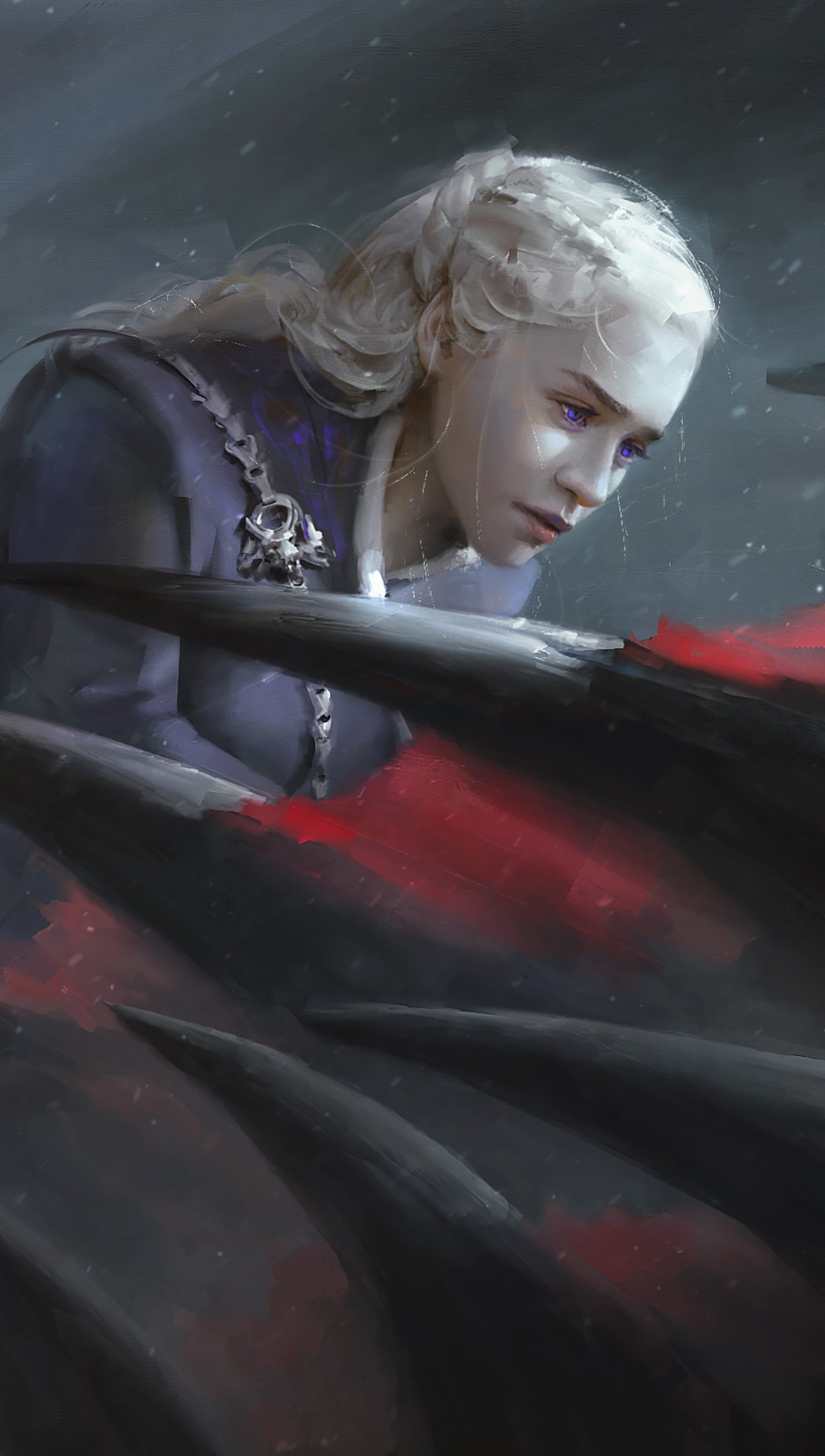 Wallpaper Daenerys Targaryen from Game of thrones Fanart Vertical