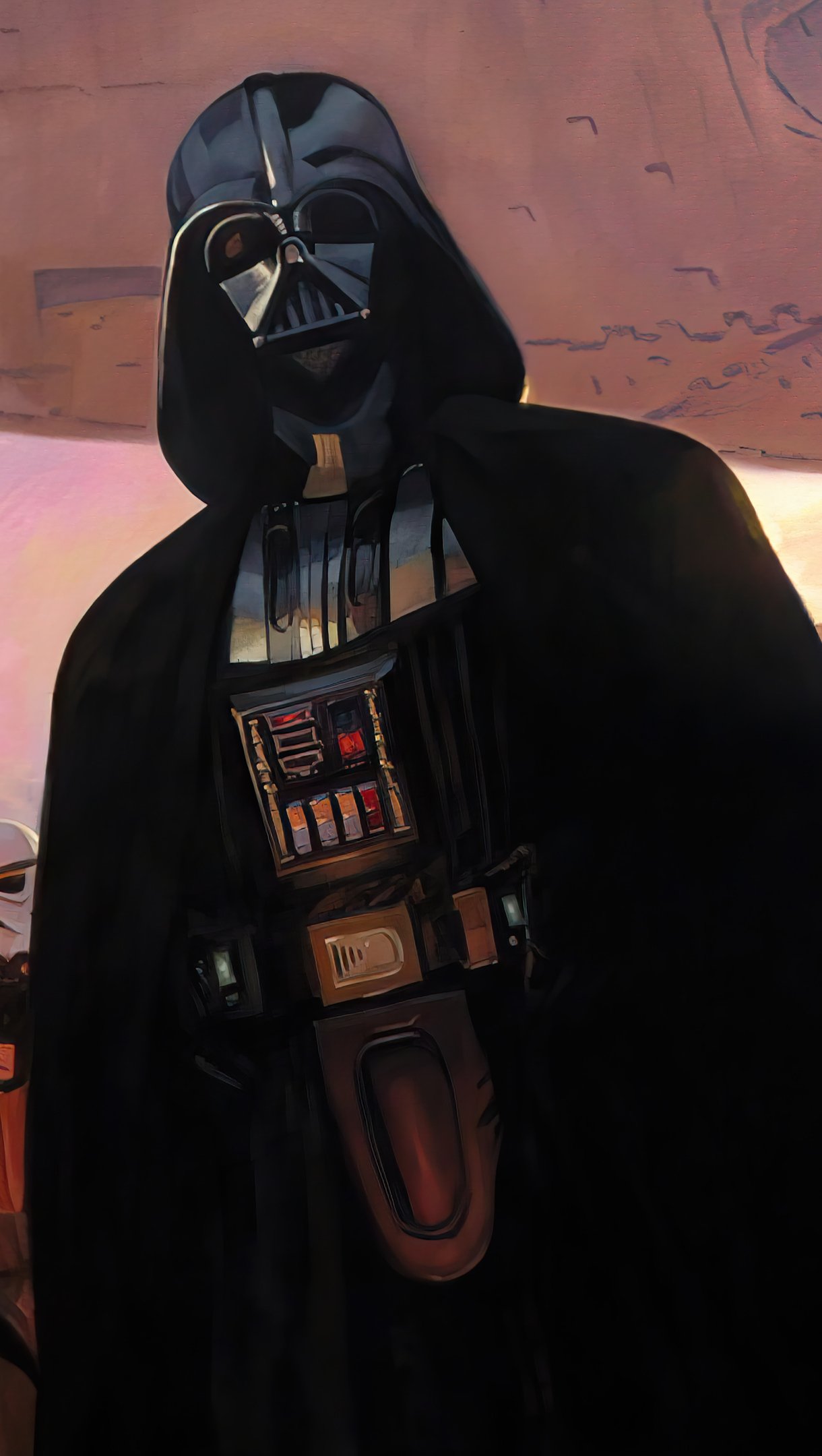 Fondos de pantalla Darth Vader con Stormtroopers Vertical