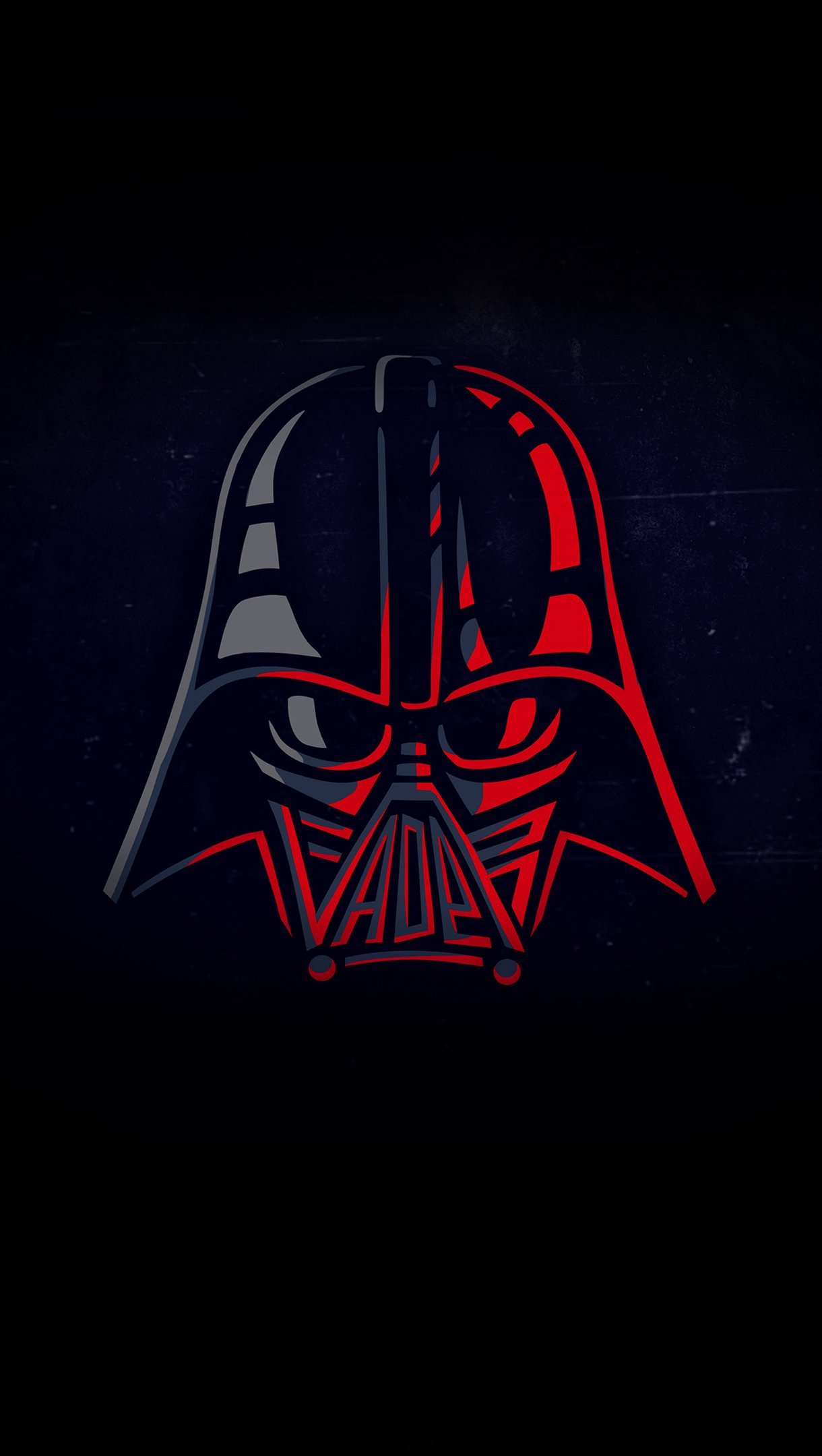 Fondos de pantalla Darth Vader Minimalista Vertical