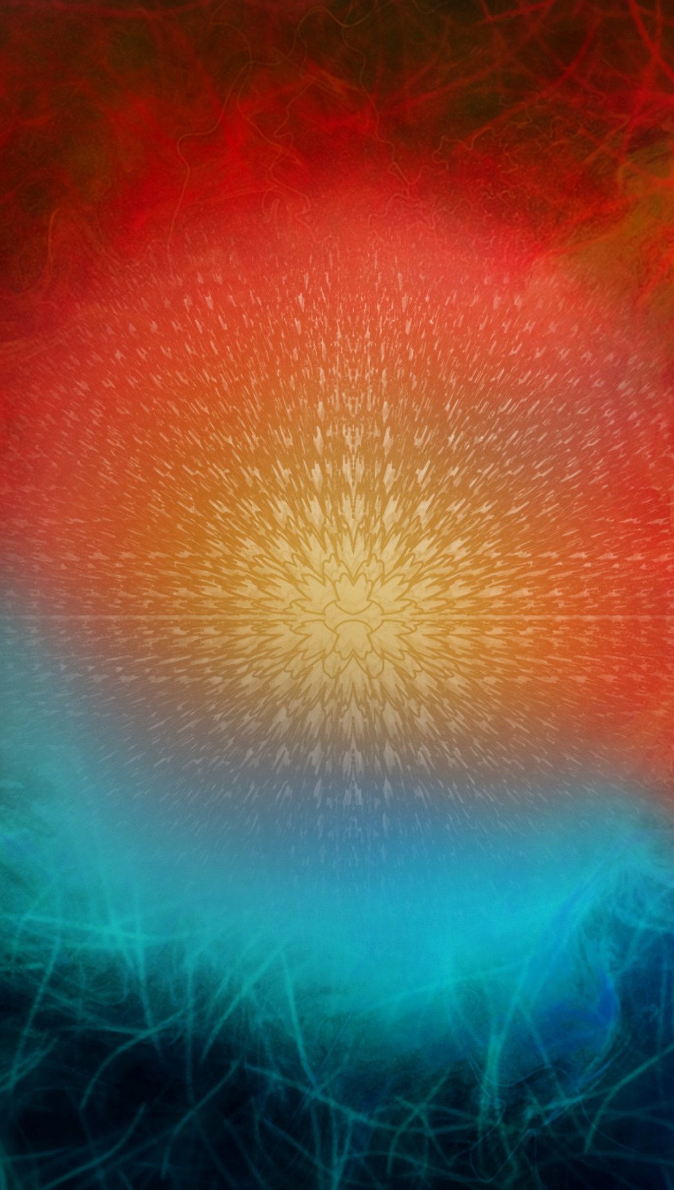 Fondos de pantalla Esfera abstracta de colores Vertical