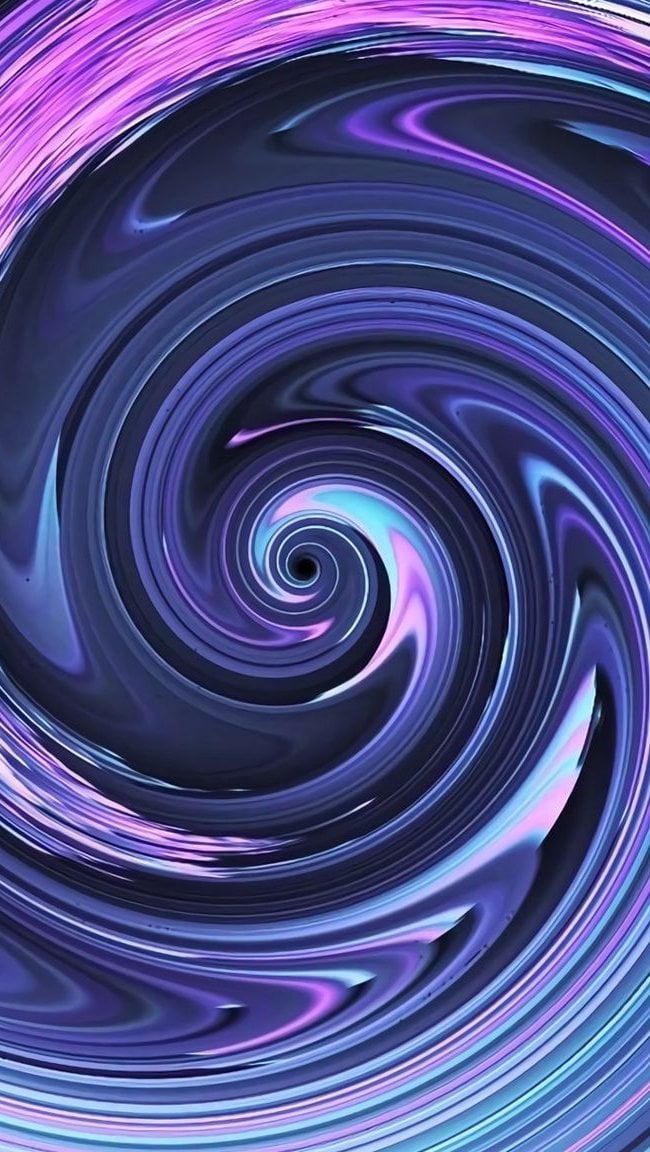 Wallpaper Blue and purple spiral Vertical