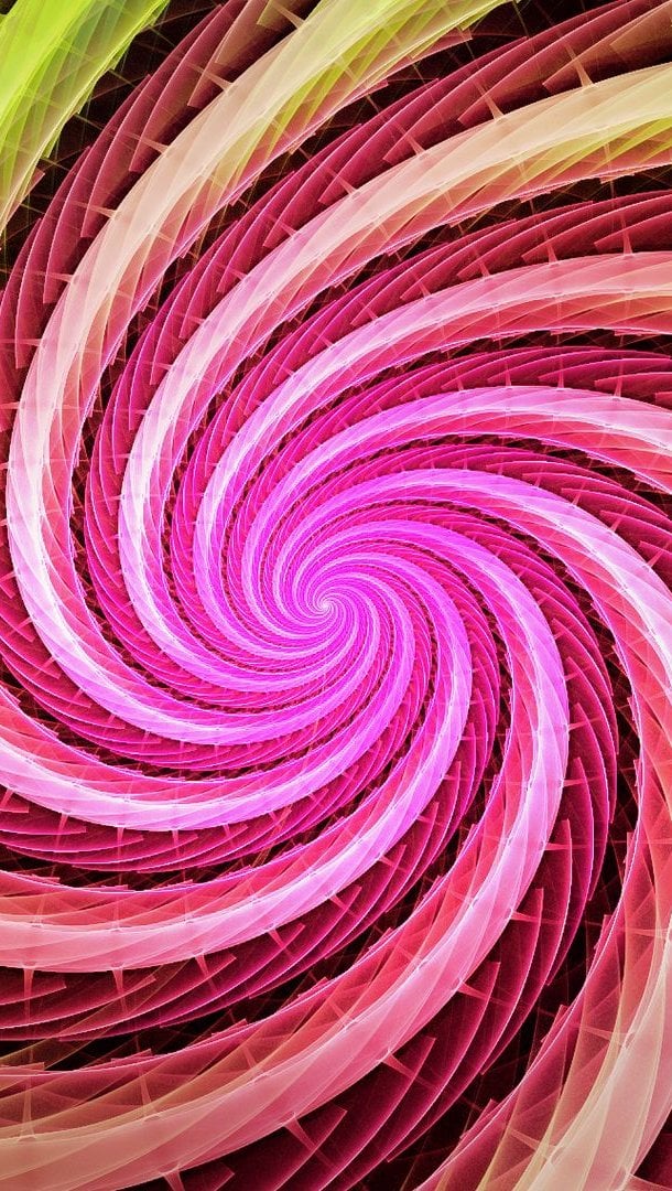 Wallpaper Neon spiral Vertical