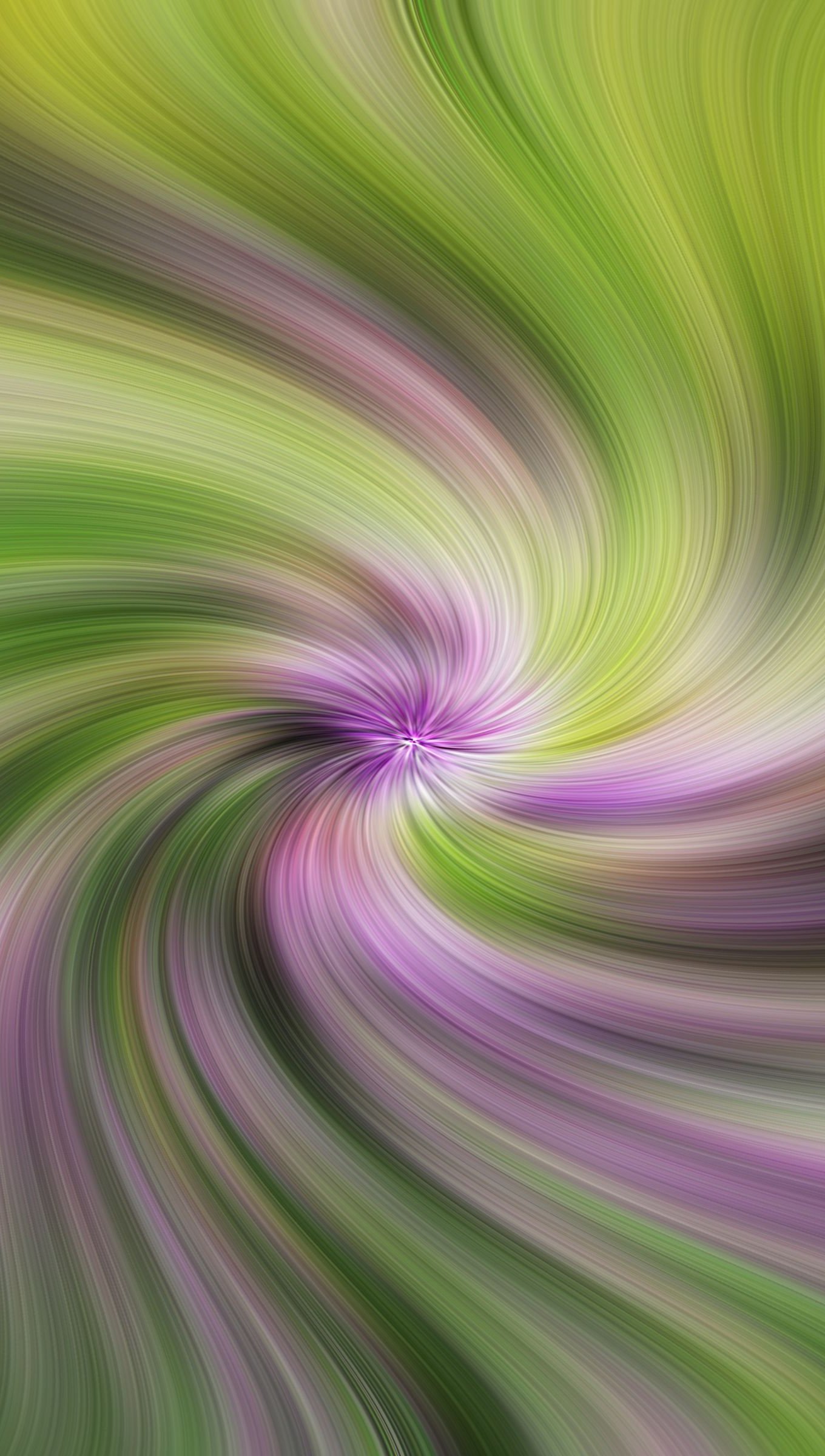 Wallpaper Green and purple swirl Vertical
