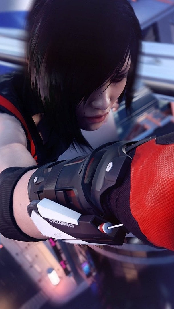 Wallpaper Faith Connors in Mirrors Edge Catalyst Vertical