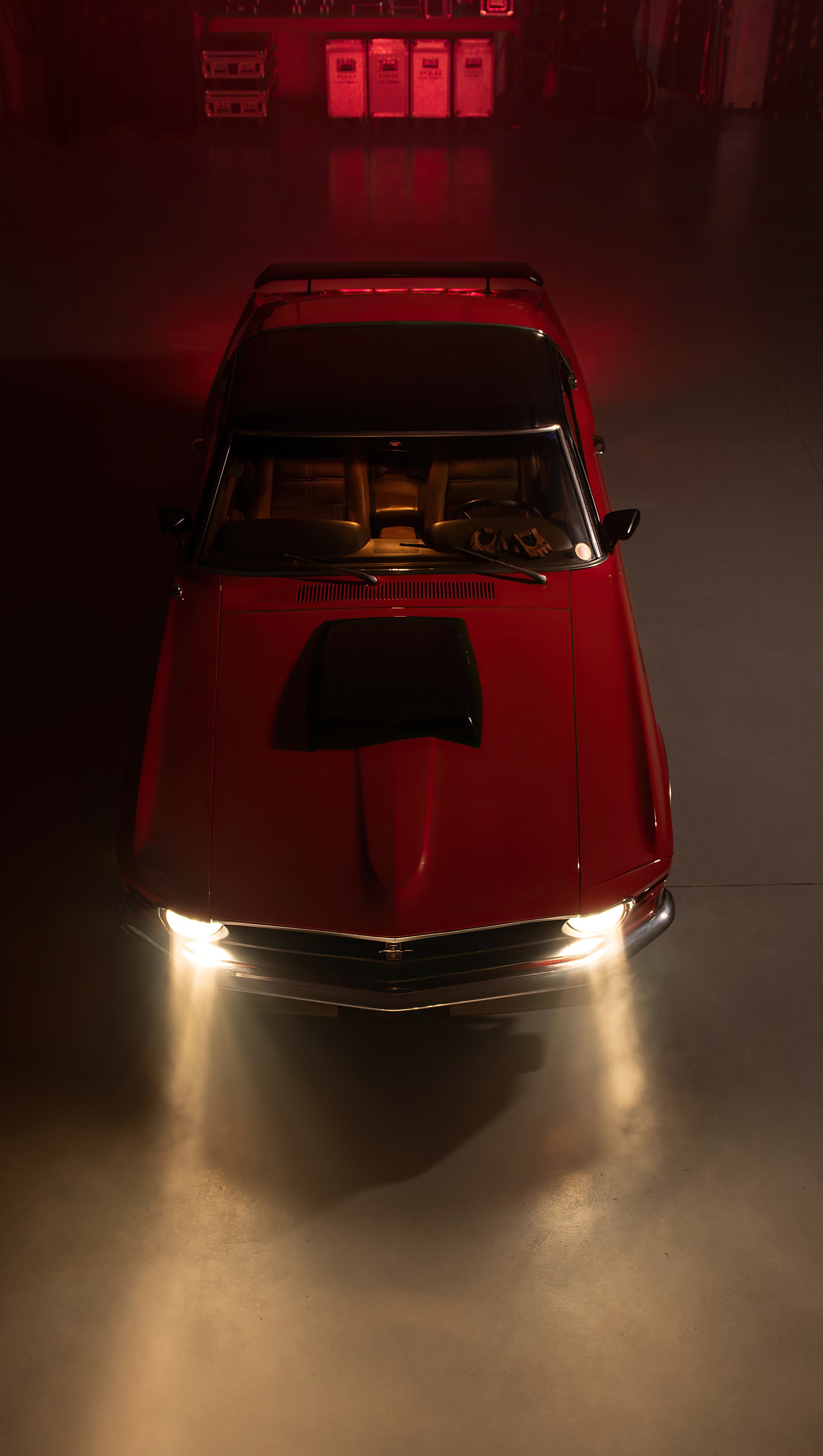 Wallpaper Ford Mustang Coupe 1970 Vertical