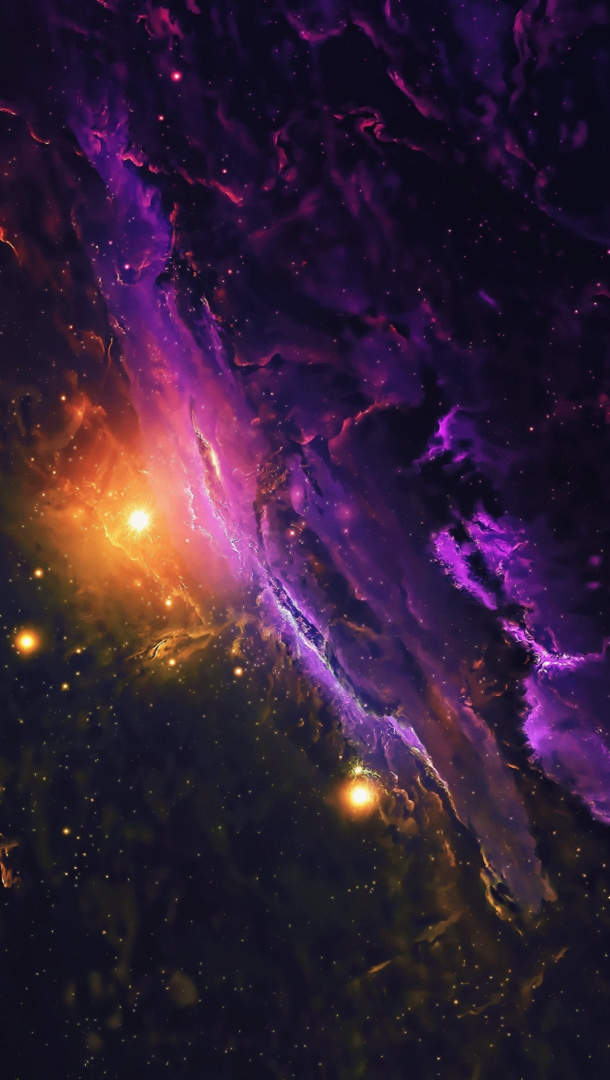 Wallpaper Galaxy in space Vertical
