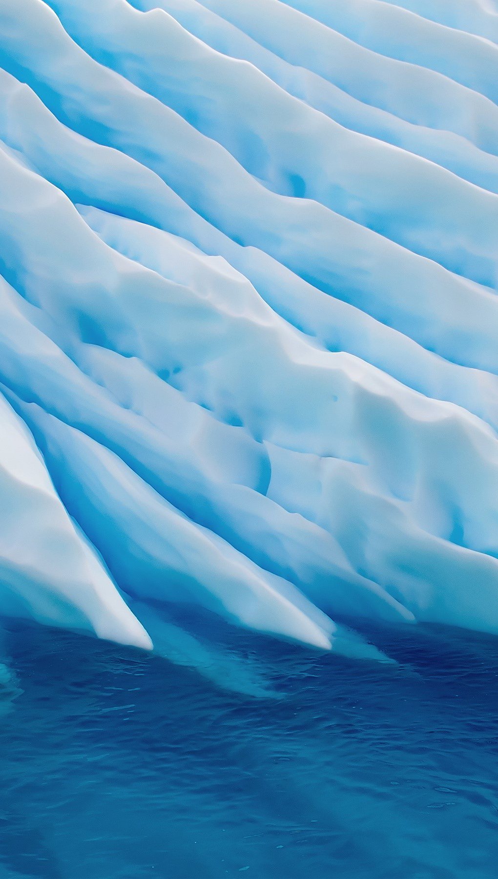 Wallpaper Glacier of the ocean Vertical