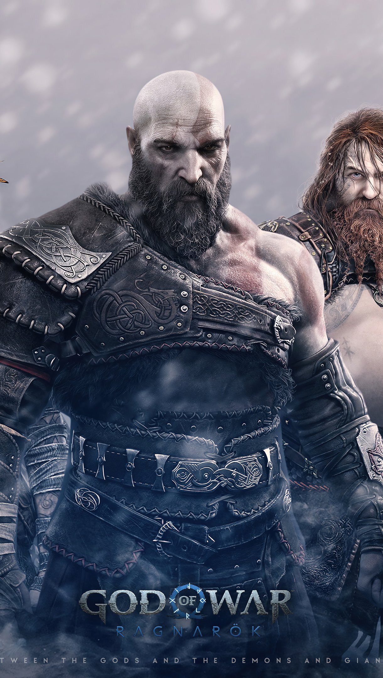 Fondos de pantalla God of War: Ragnarök Personajes Vertical