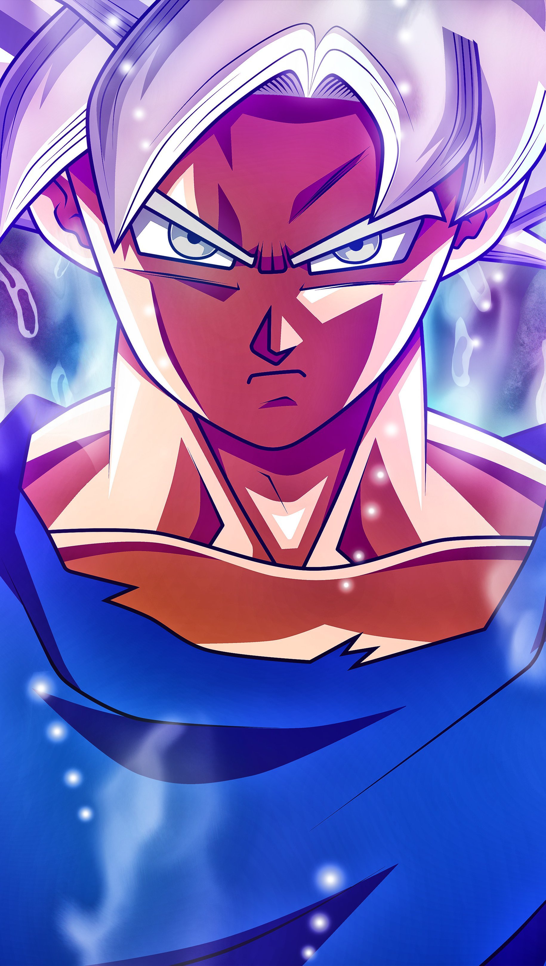 Fondos de pantalla Anime Goku Super Saiyan Silver Mastered Ultra Instinct Dragon Ball Super Vertical