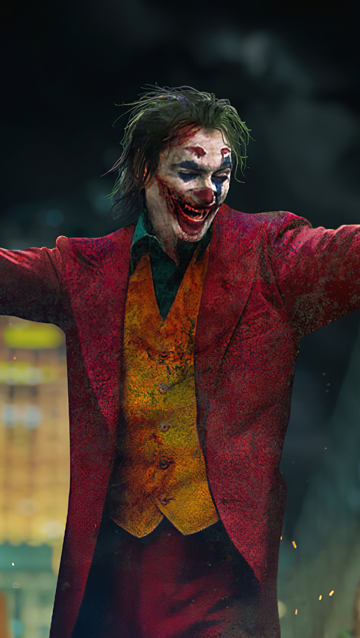 Wallpaper Joker with open arms Vertical