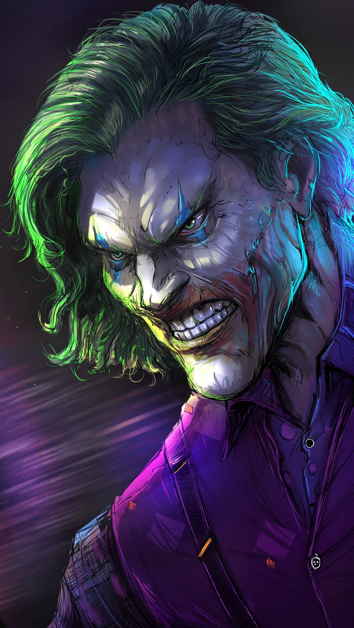 Wallpaper Joker Fanart Vertical