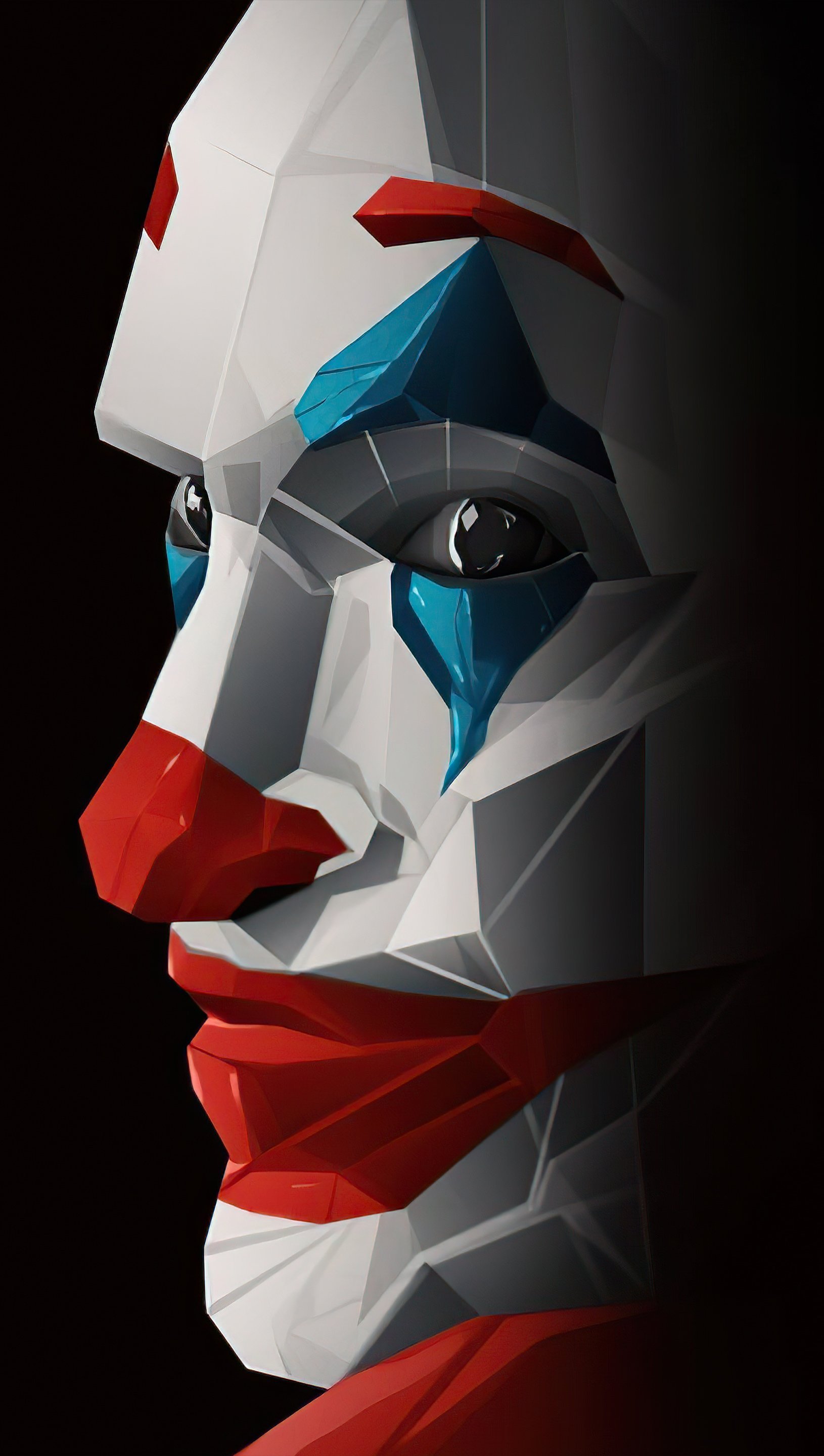 Wallpaper Joker Illustration Vertical