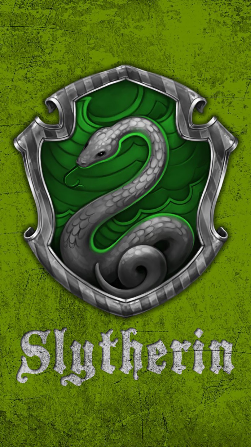 Fondos de pantalla Insignia Slytherin de Harry Potter Vertical