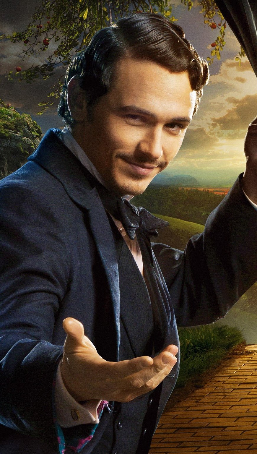 Wallpaper James Franco in Oz The powerful Vertical