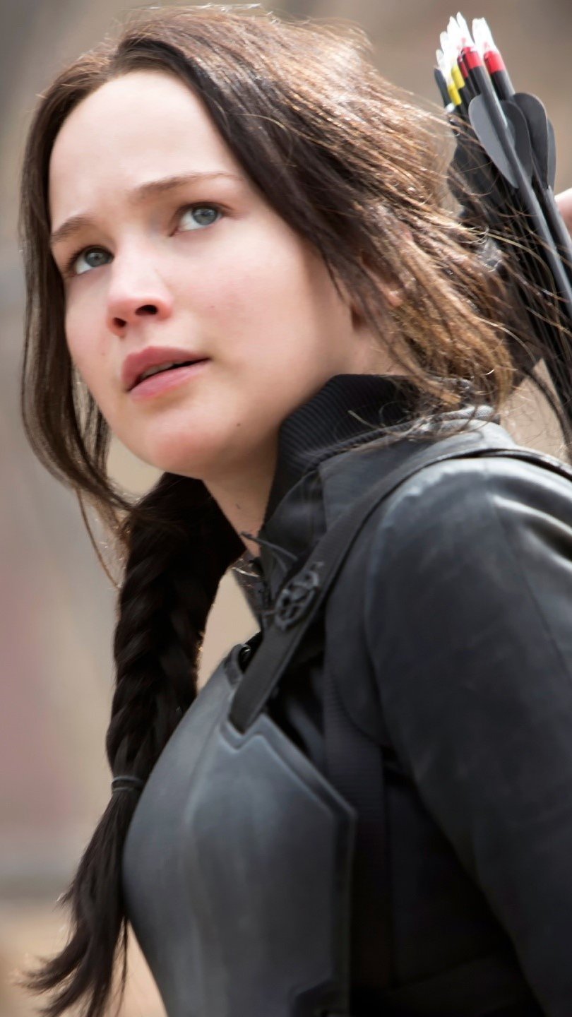 Fondos de pantalla Jennifer lawrence como Katniss Everdeen Vertical