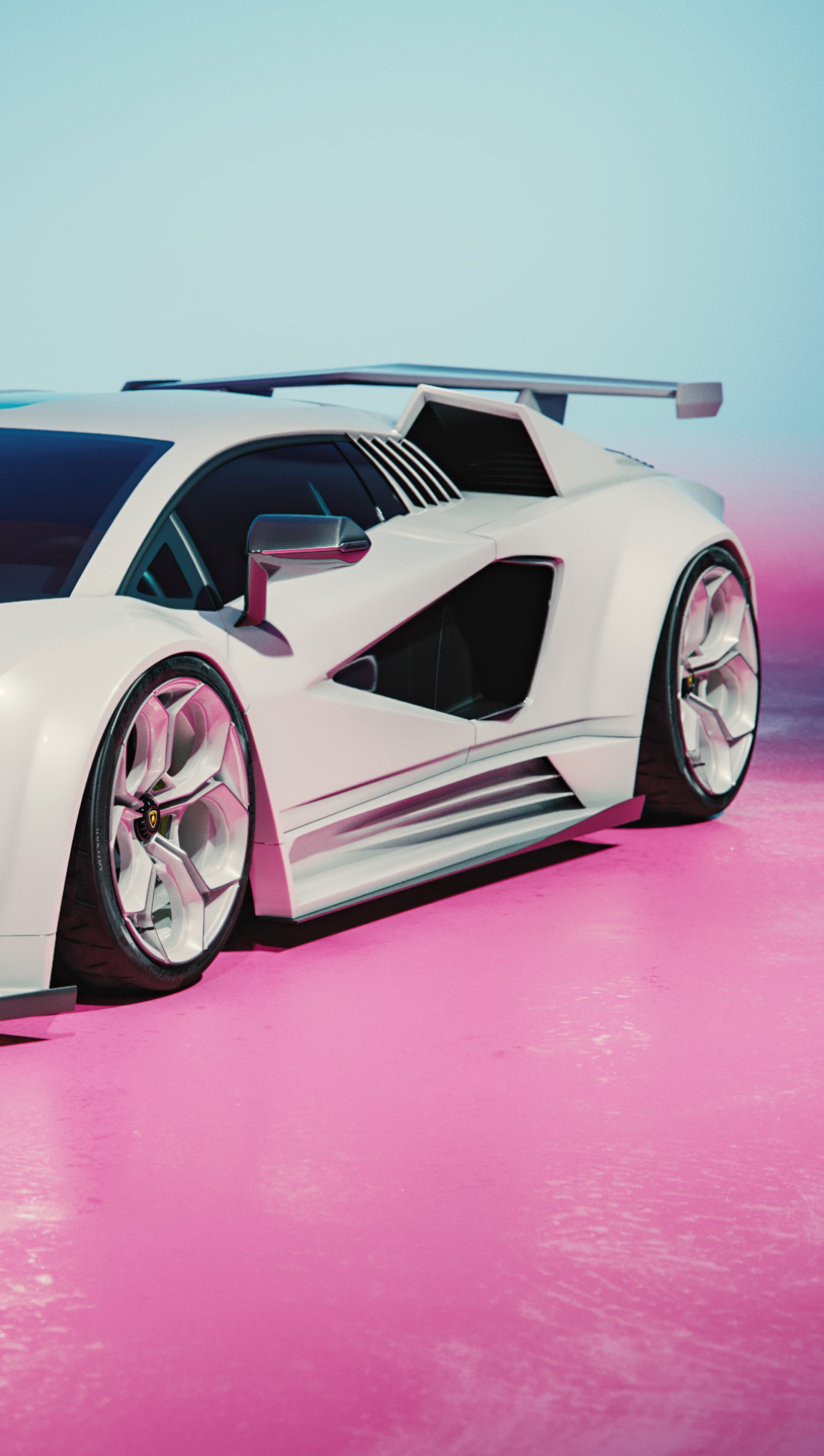 Fondos de pantalla Lamborghini Countach concept Vertical
