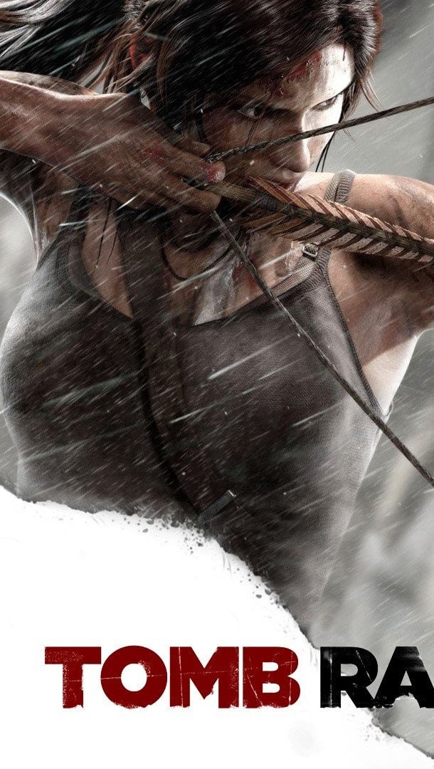 Wallpaper Lara Croft Tom Raider Vertical