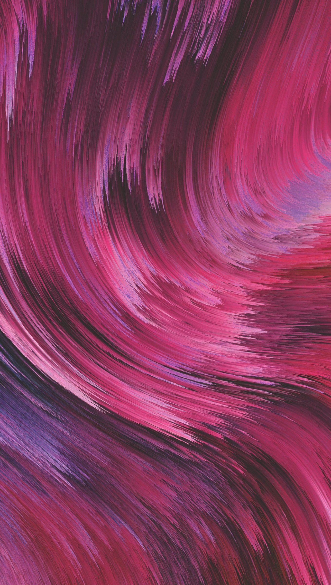 Wallpaper Lines in pink waves Vertical
