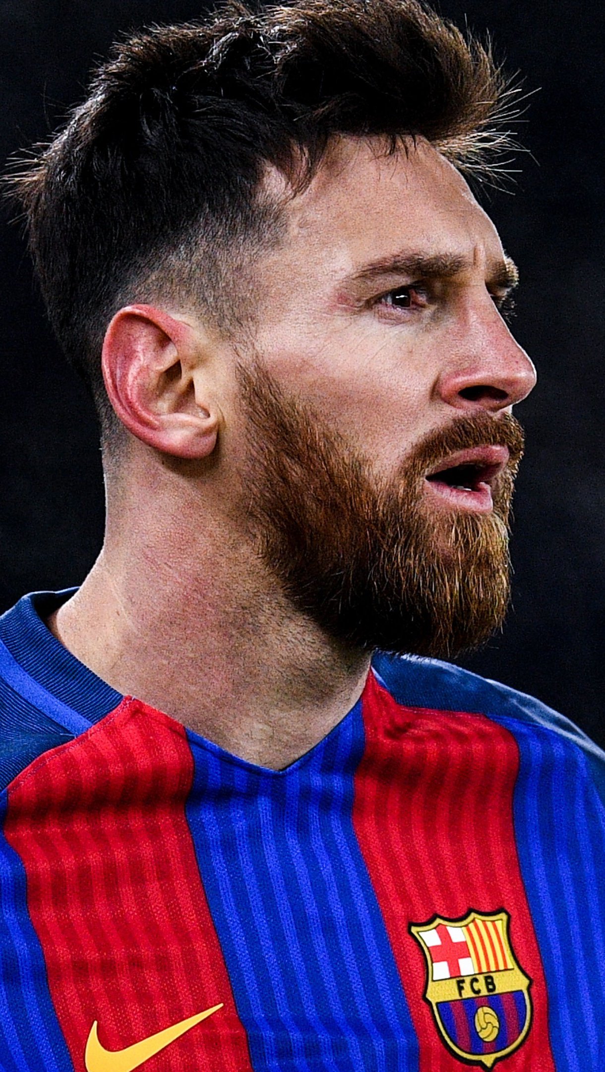 Wallpaper Lionel Messi Barcelona Vertical