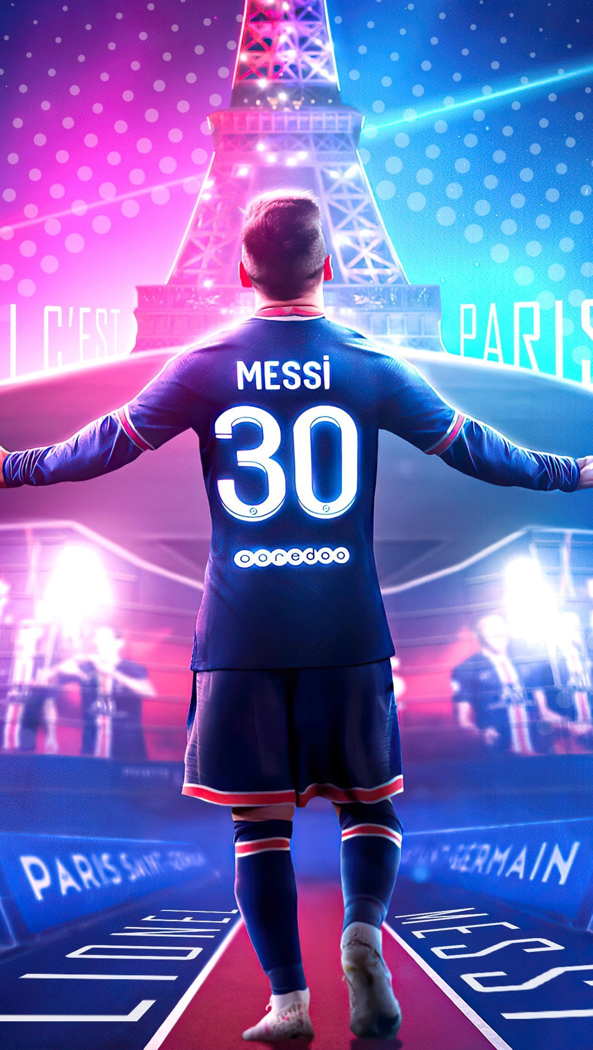 Lionel Messi París Saint-Germain Fondo de pantalla 4k Ultra HD ID:11004