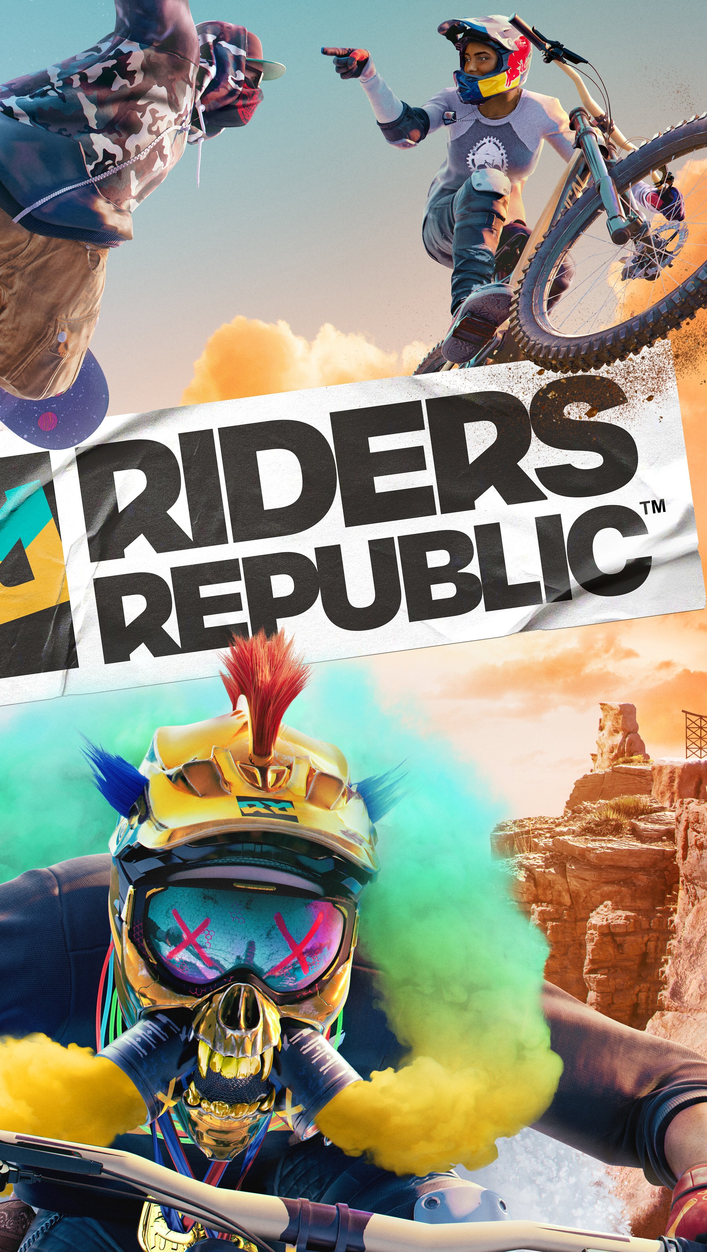 Wallpaper Riders Republic Logo Vertical