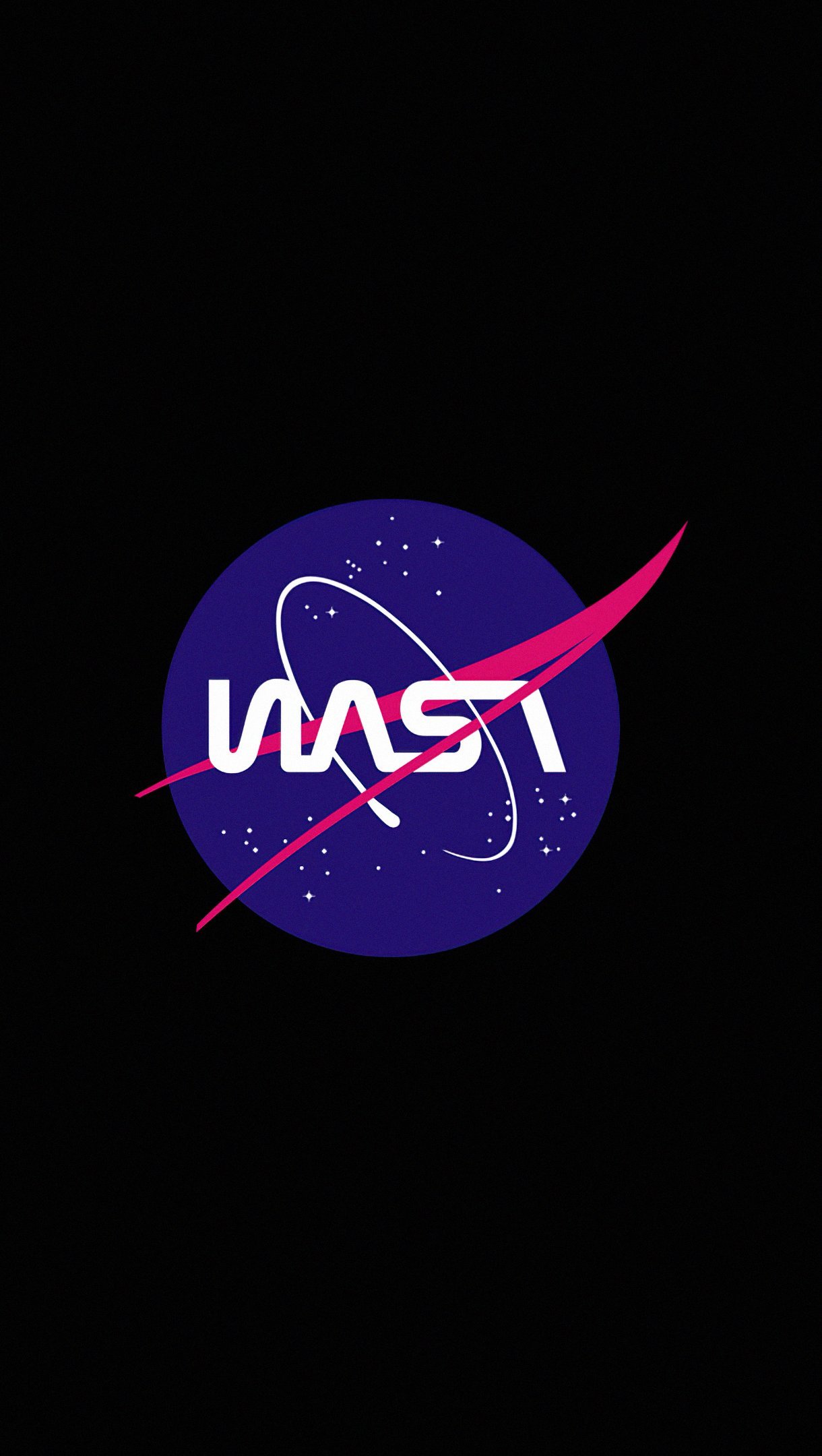 Wallpaper NASA logo Vertical