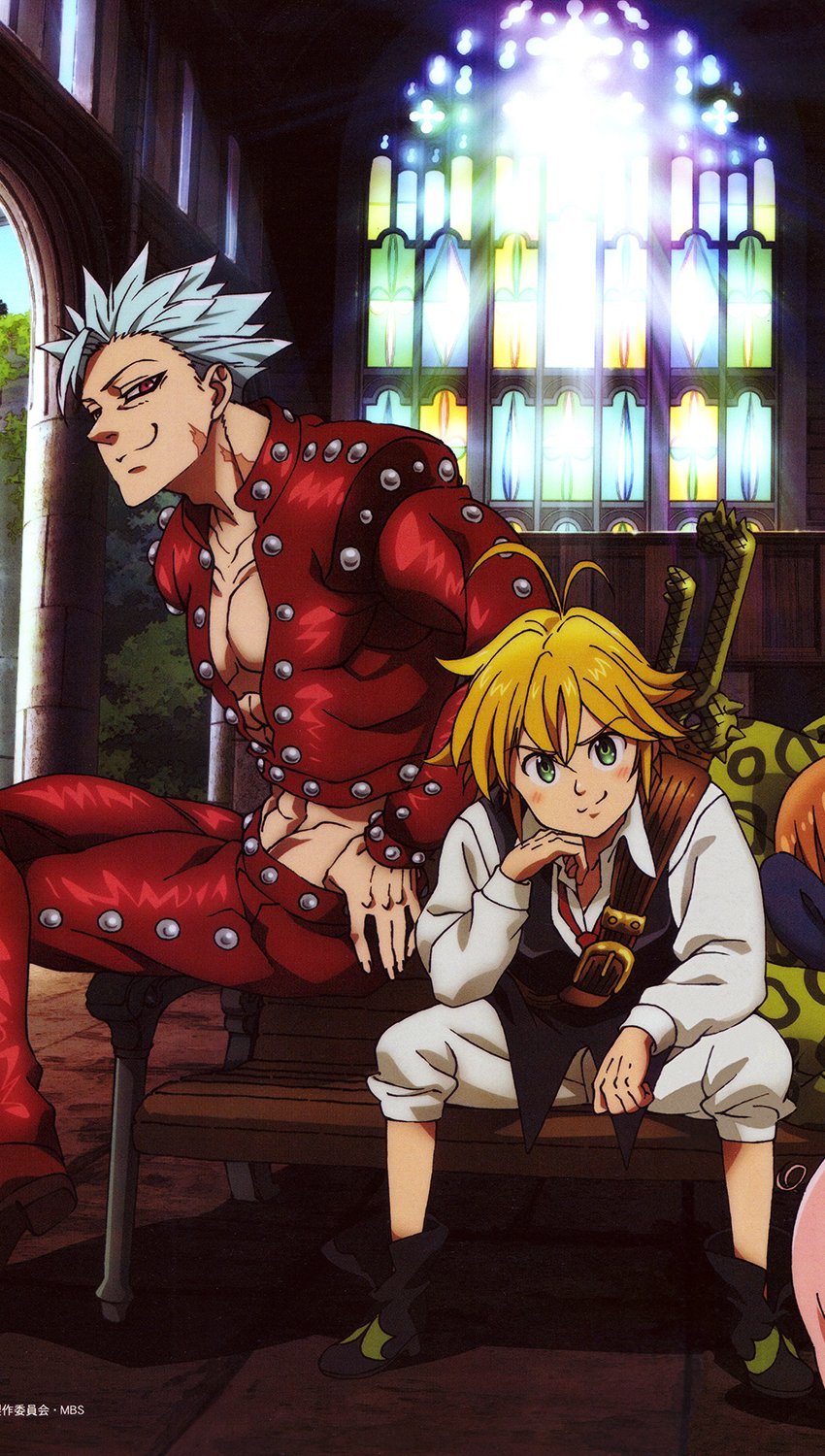 Anime Wallpaper Characters from Seven Deadly Sins Vertical