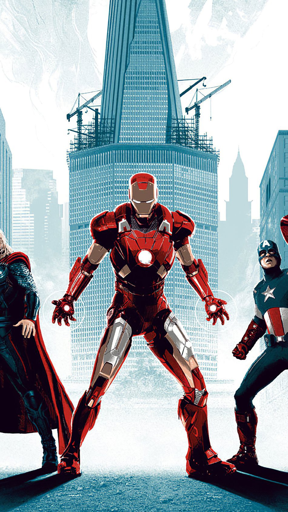 Wallpaper Avengers Artwork Vertical