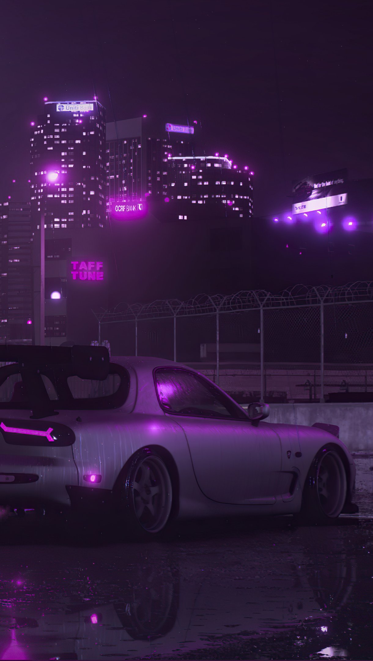 Wallpaper Mazda RX 7 FD Need for Speed Vertical