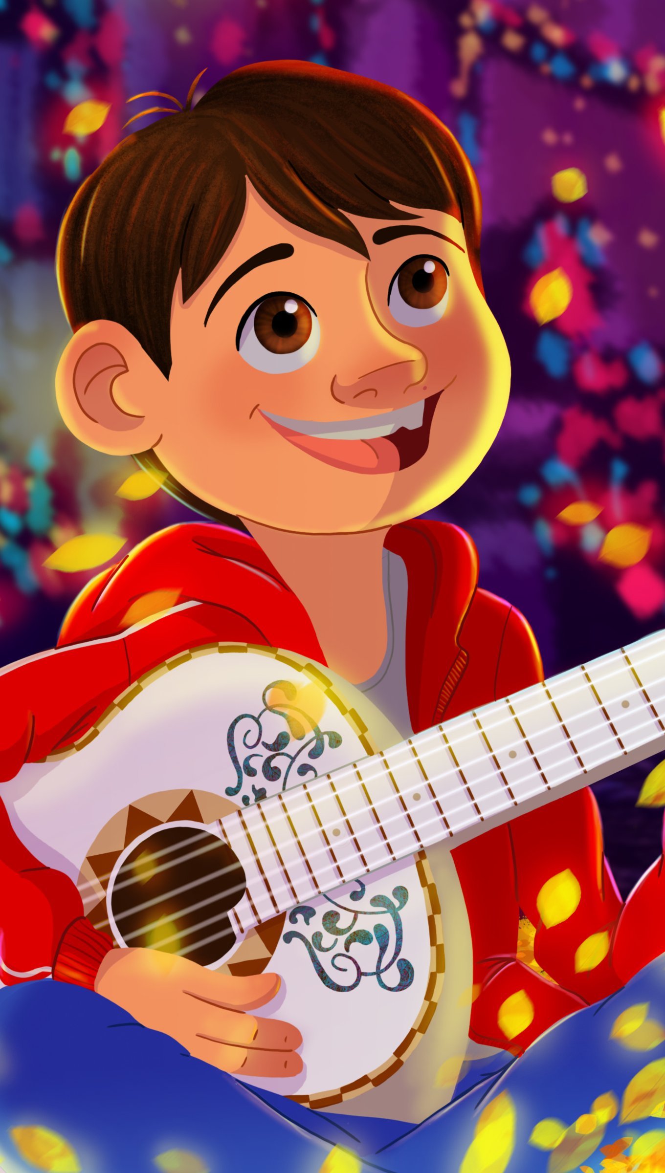 Wallpaper Miguel from Coco Movie Vertical