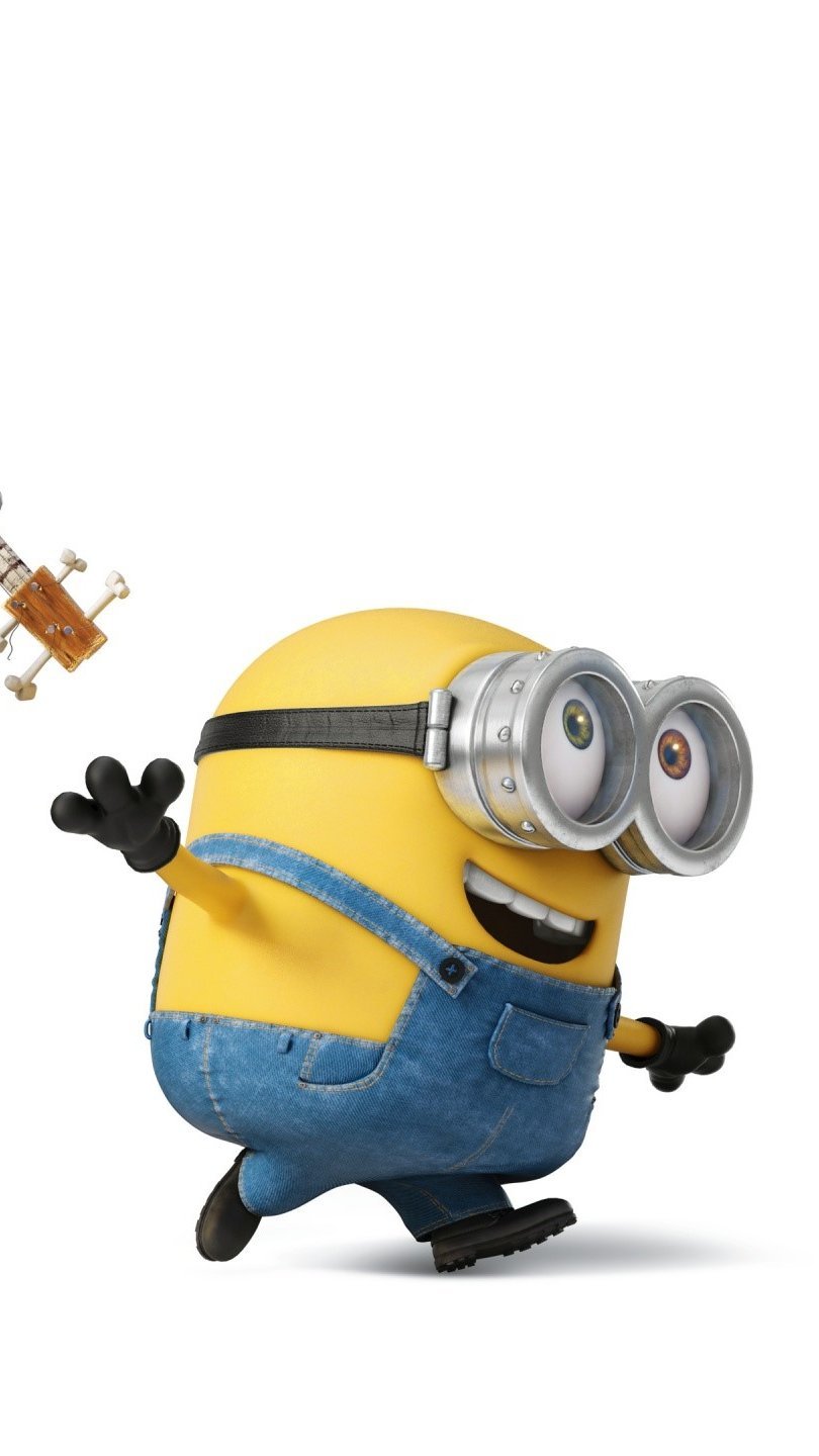 Wallpaper Minions playing Vertical