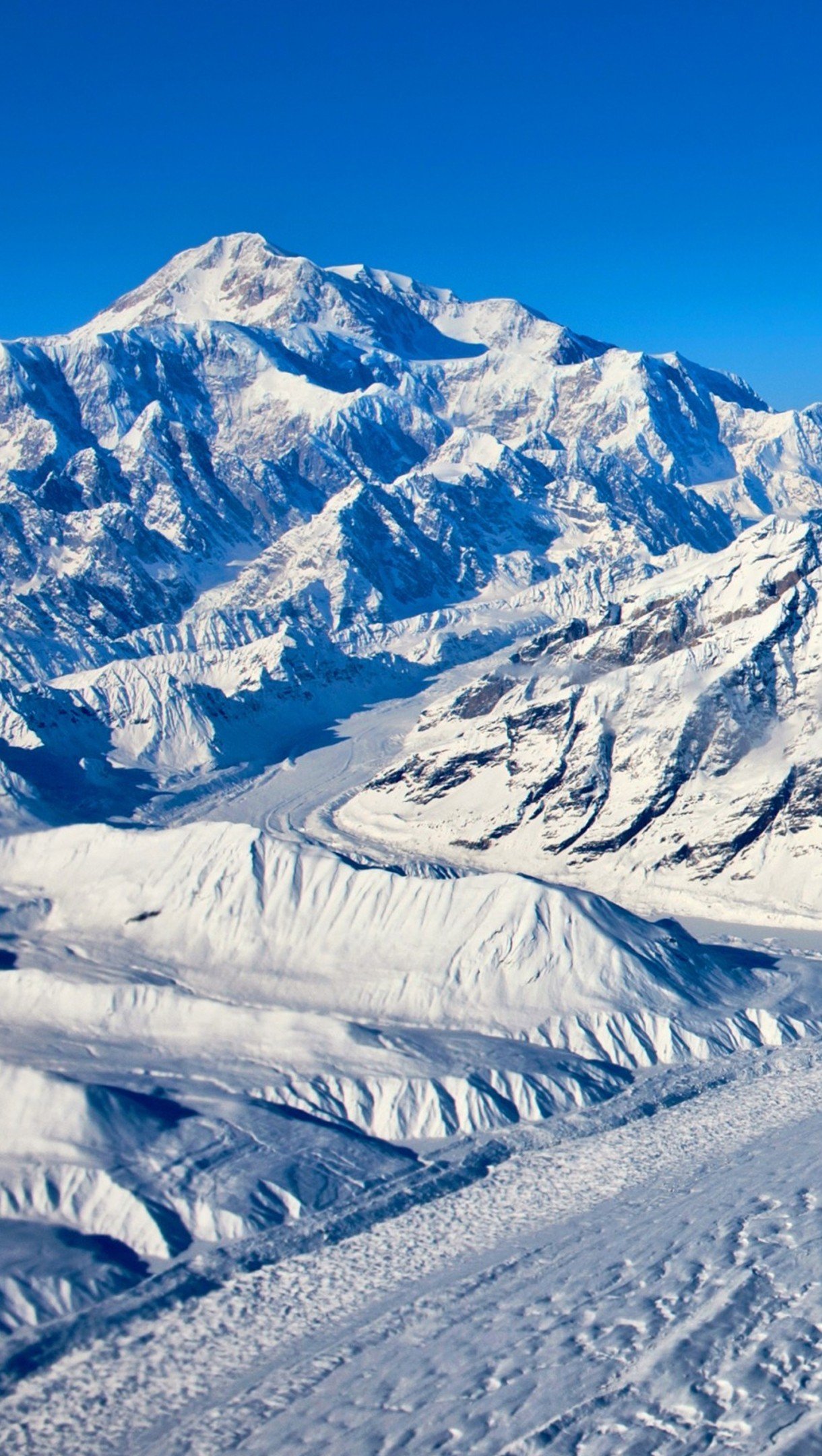 Fondos de pantalla Montañas nevadas Vertical