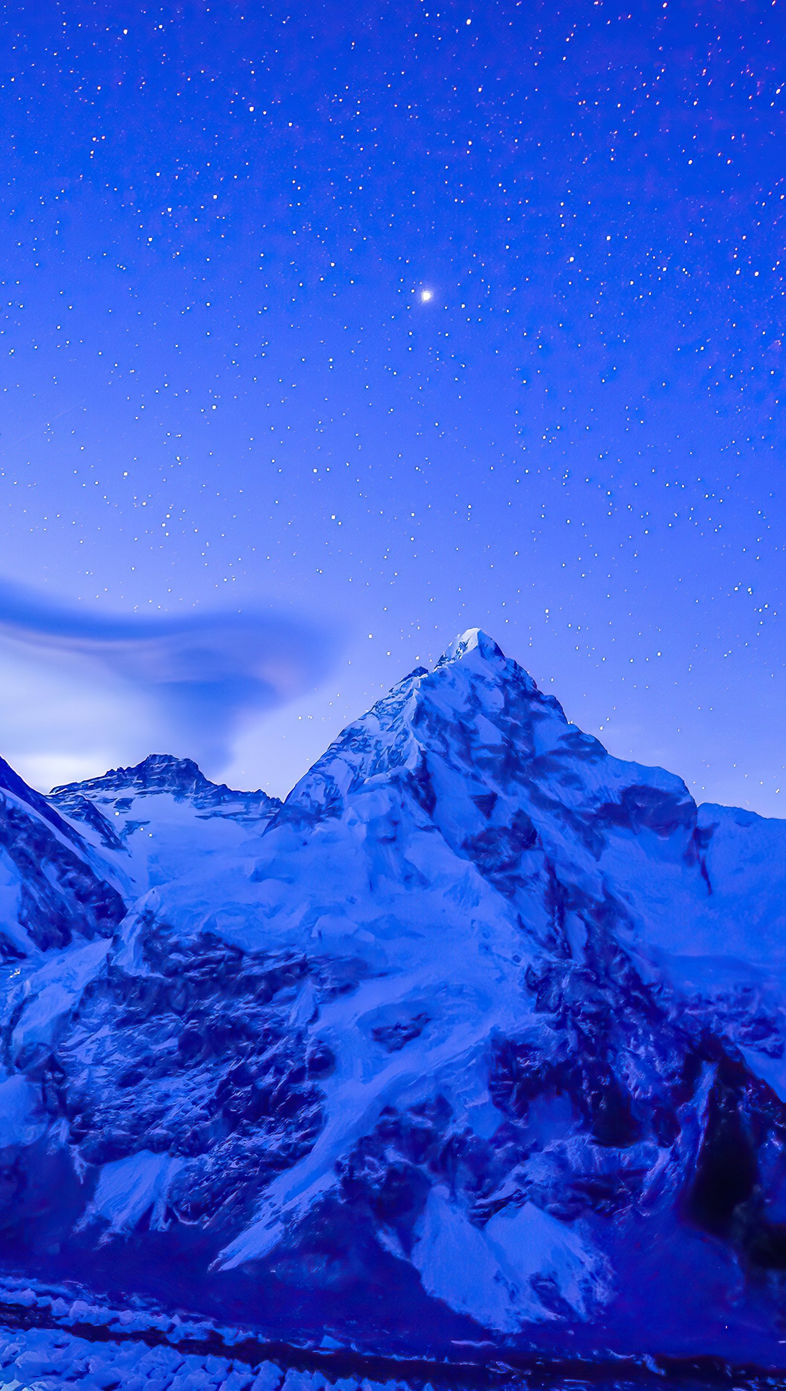 Wallpaper Mount Everest Vertical