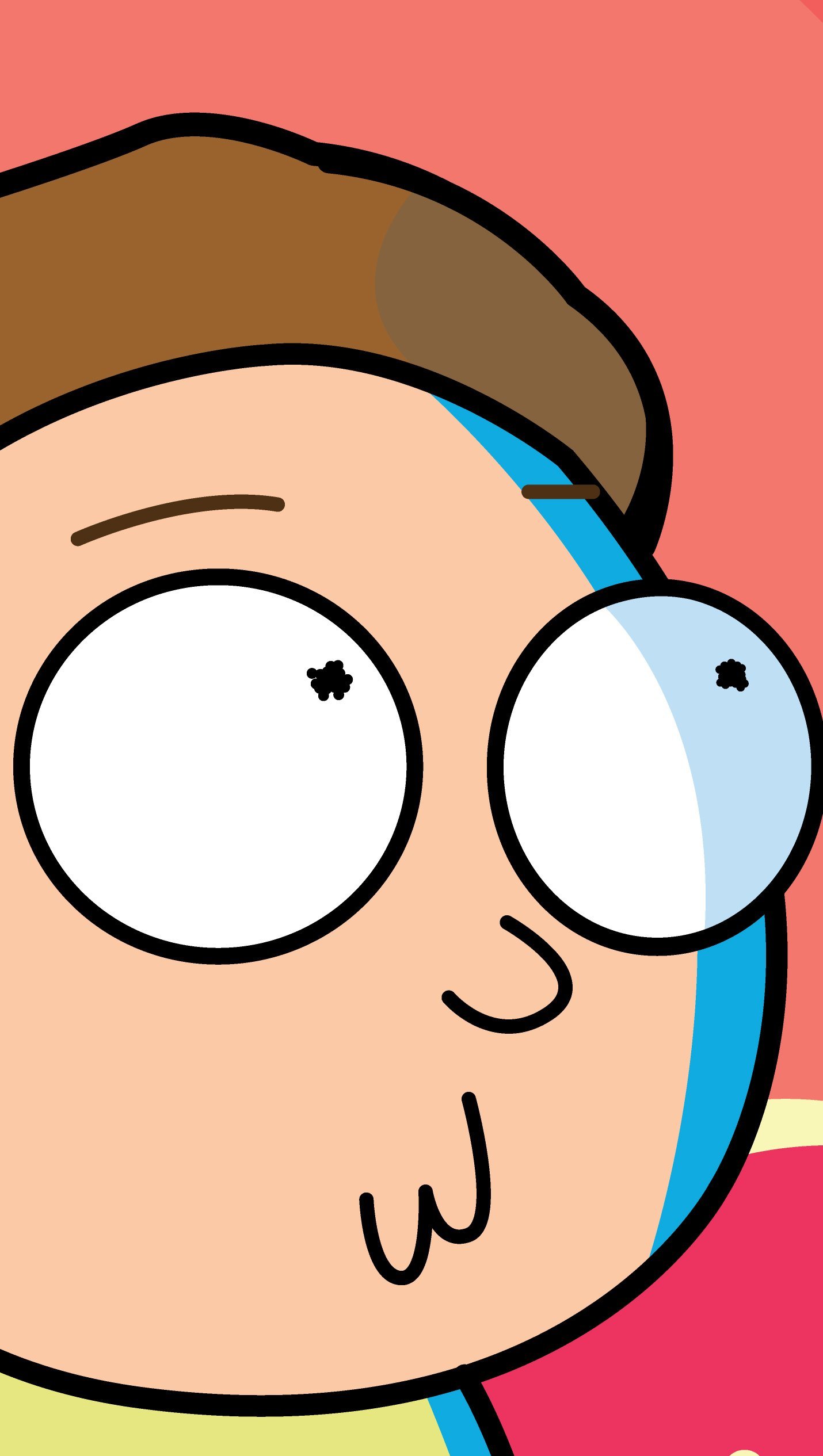 Wallpaper Morty from Rick and Morty Vertical