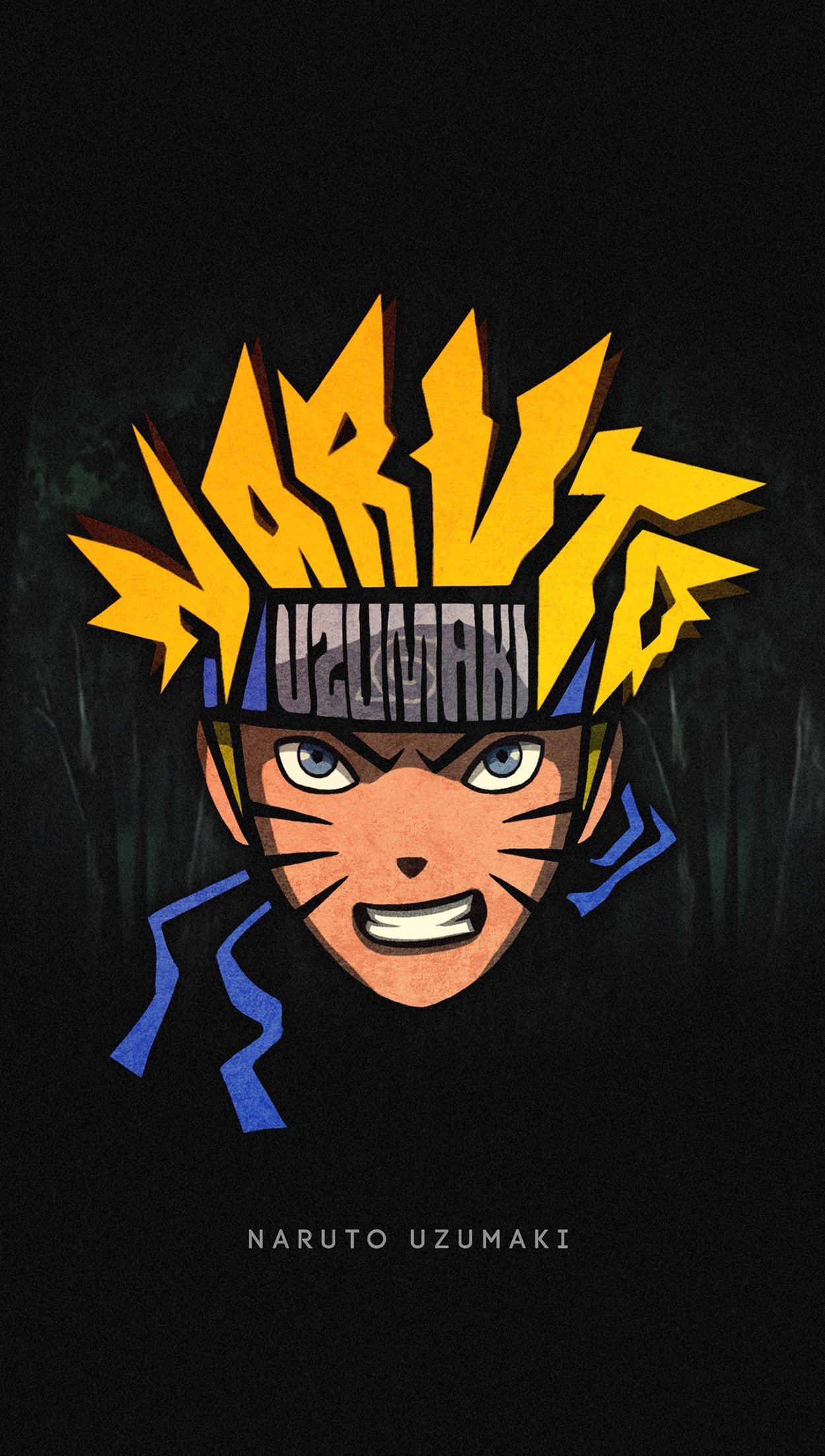 Fondos de pantalla Anime Naruto Uzumaki Minimalista Vertical