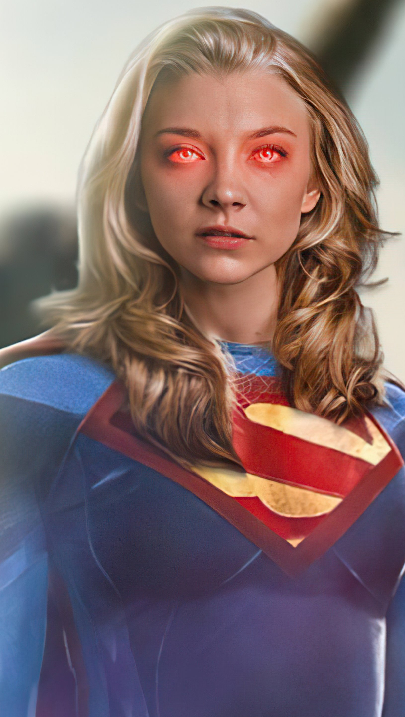 Wallpaper Natalie Dormer as Supergirl Vertical