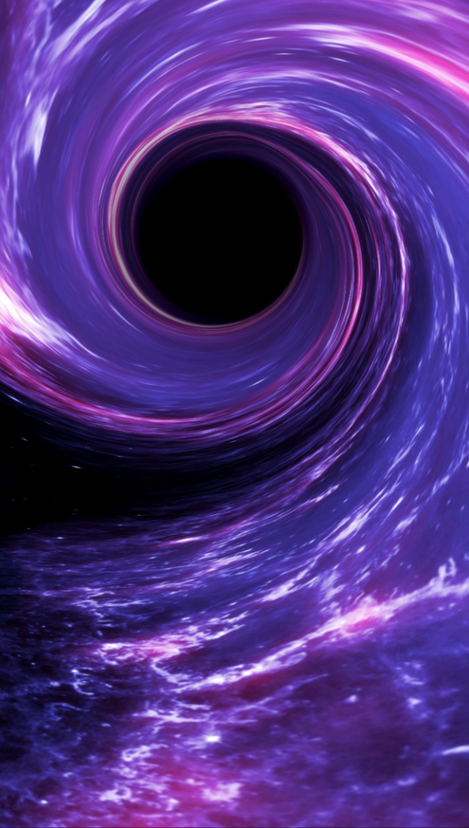 Wallpaper Nebula in the universe Abstract Vertical