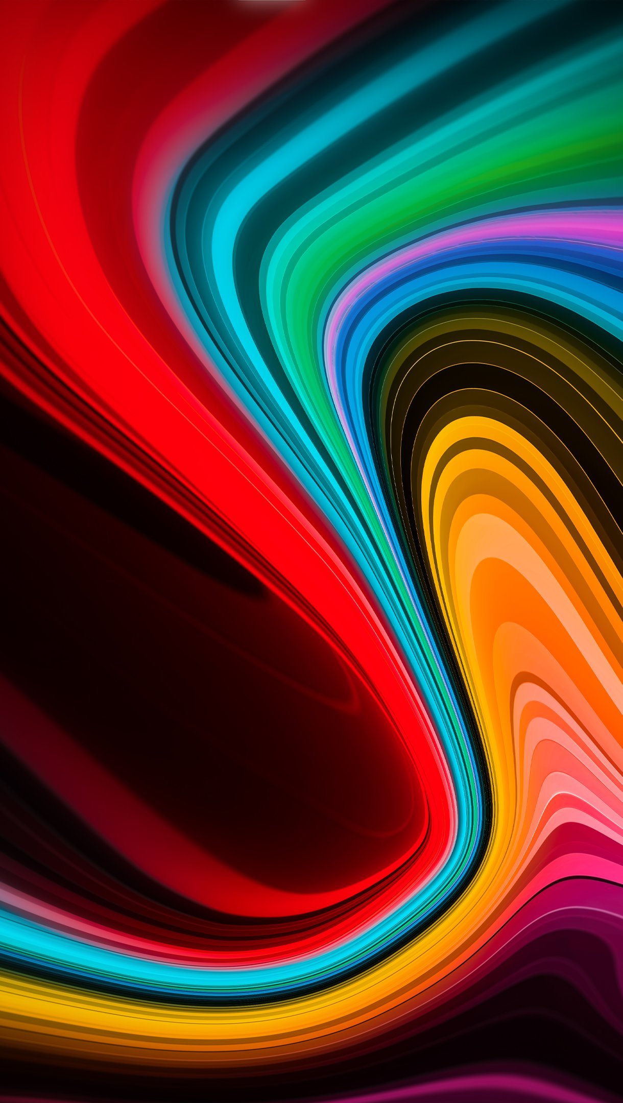 Wallpaper New colors formation Vertical
