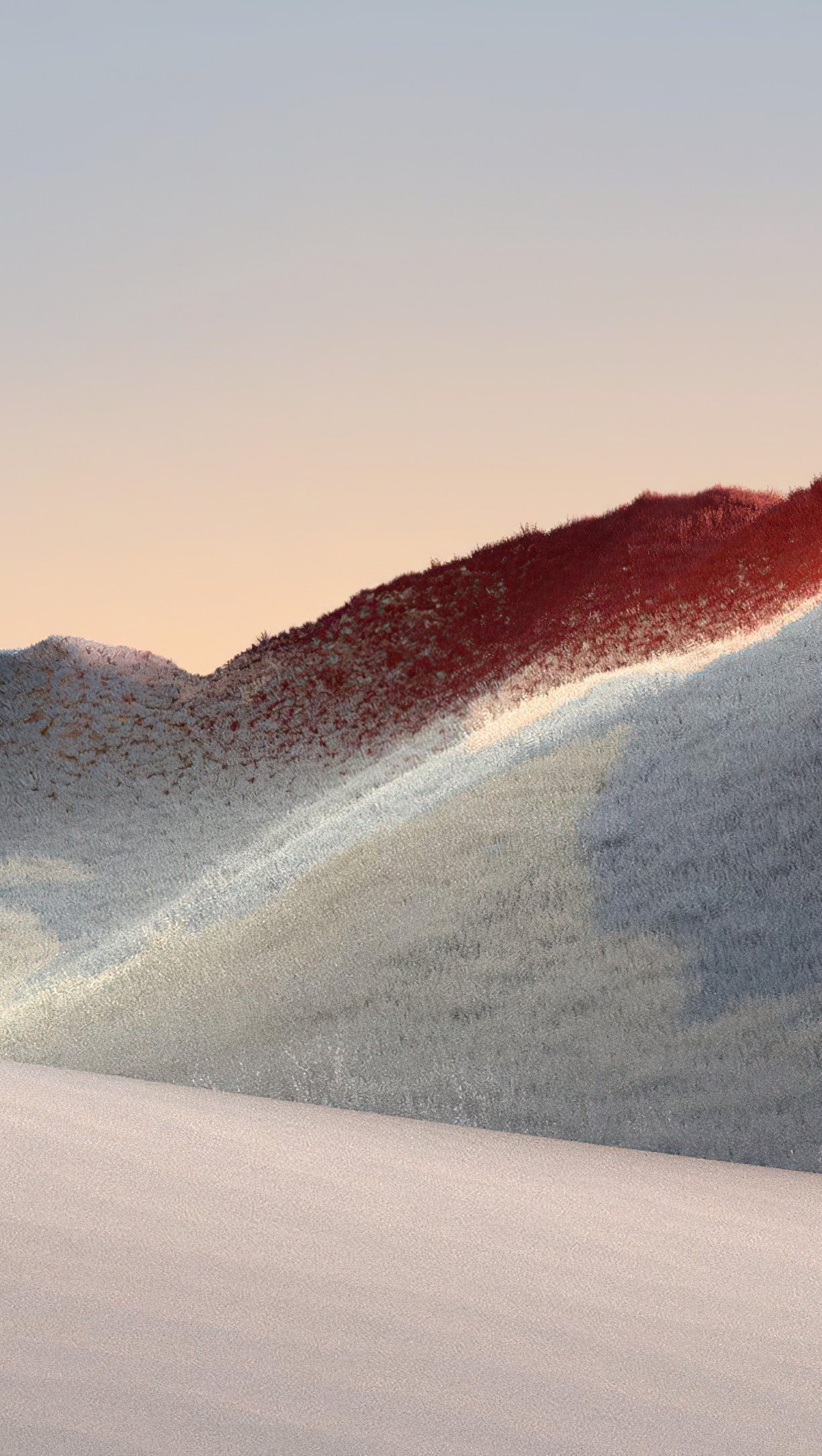 Wallpaper Digital Landscape of desertic mountains Vertical