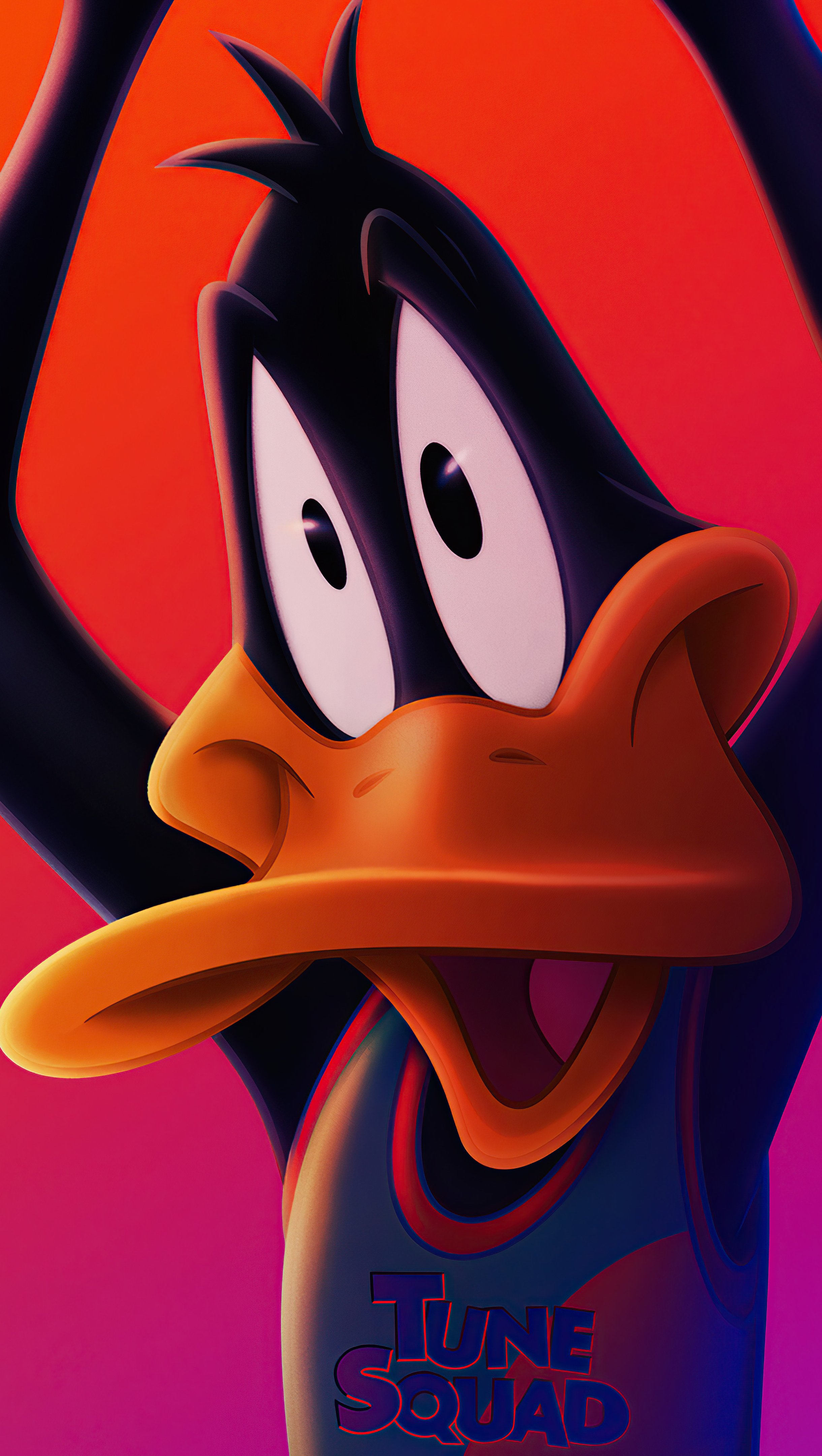 Wallpaper Daffy Duck Space Jam A new Legacy Vertical