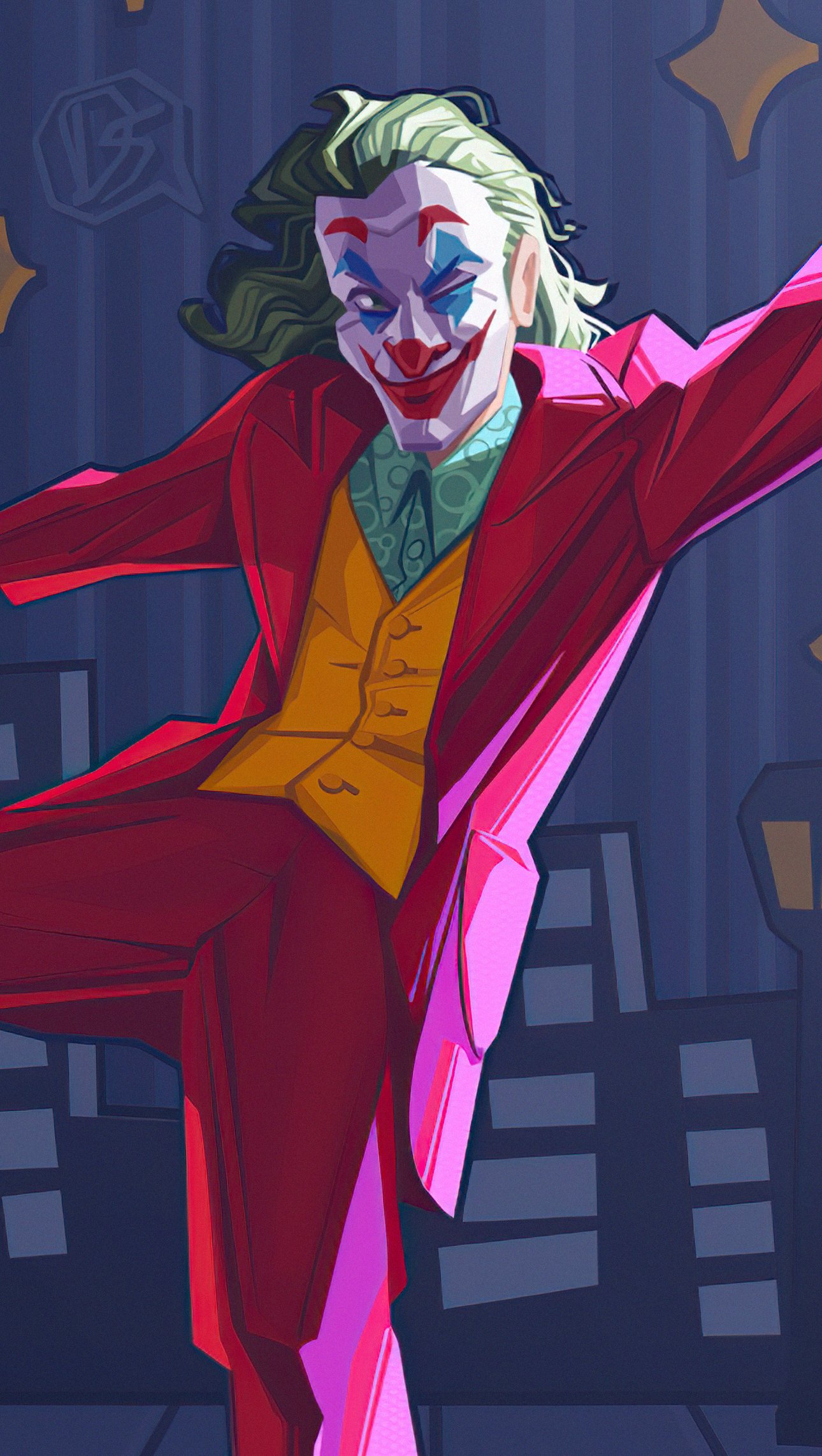 Fondos de pantalla Película Joker Ilustración Vertical