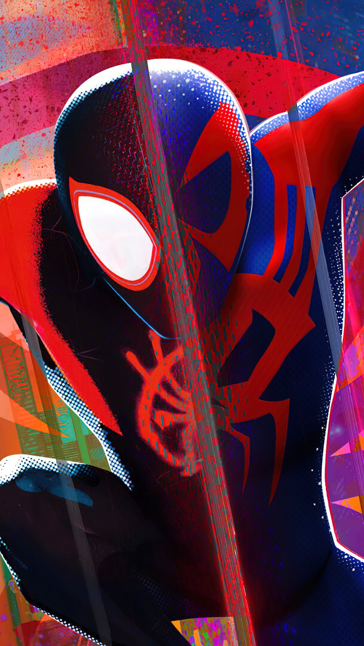 Wallpaper Spider Man 2099 Across the Spider-verse Movie Vertical
