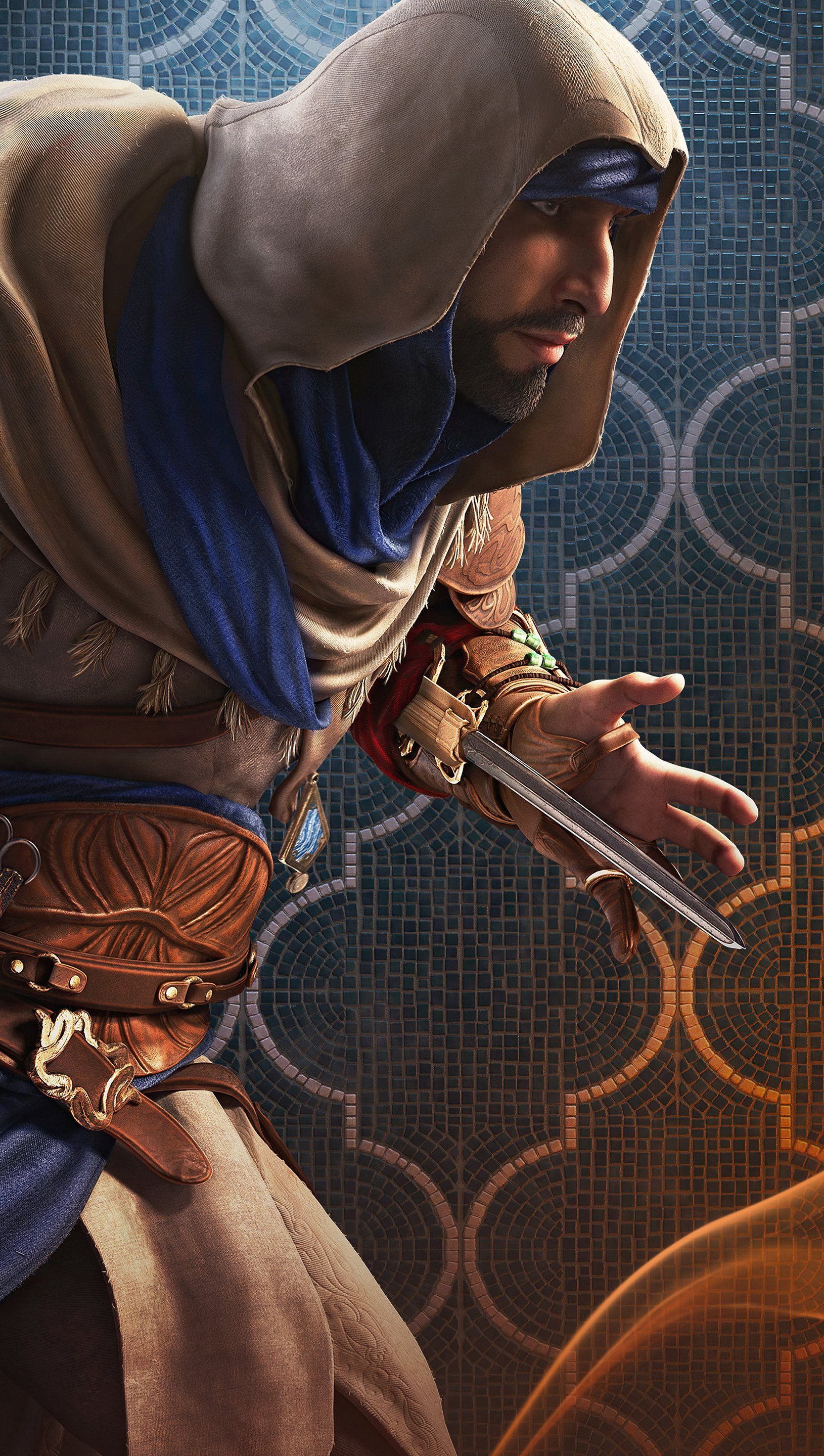 Wallpaper Character Assassins Creed Mirage Vertical